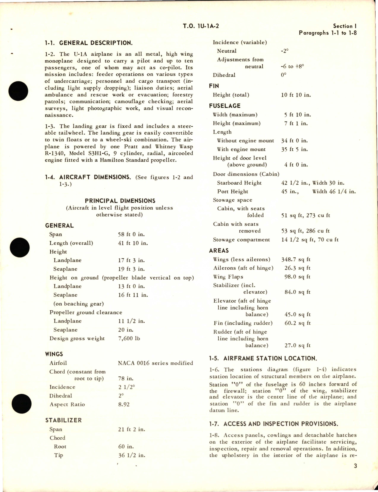 Sample page 9 from AirCorps Library document: Maintenance Instructions for YU-1 and U1A