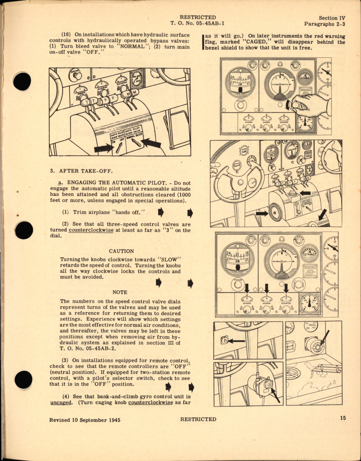 Sample page 13 from AirCorps Library document: Operation & Service Instructions for Automatic Pilot Type A-3