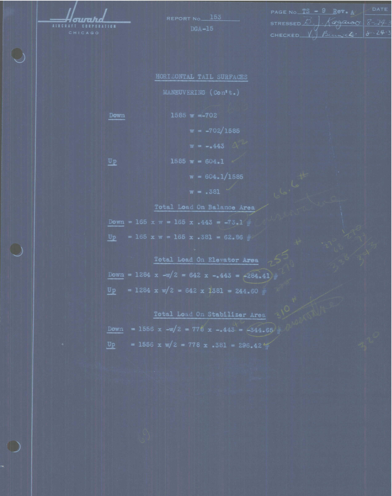 Sample page 32 from AirCorps Library document: Report 153, Horizontal Tail Surfaces, DGA-15