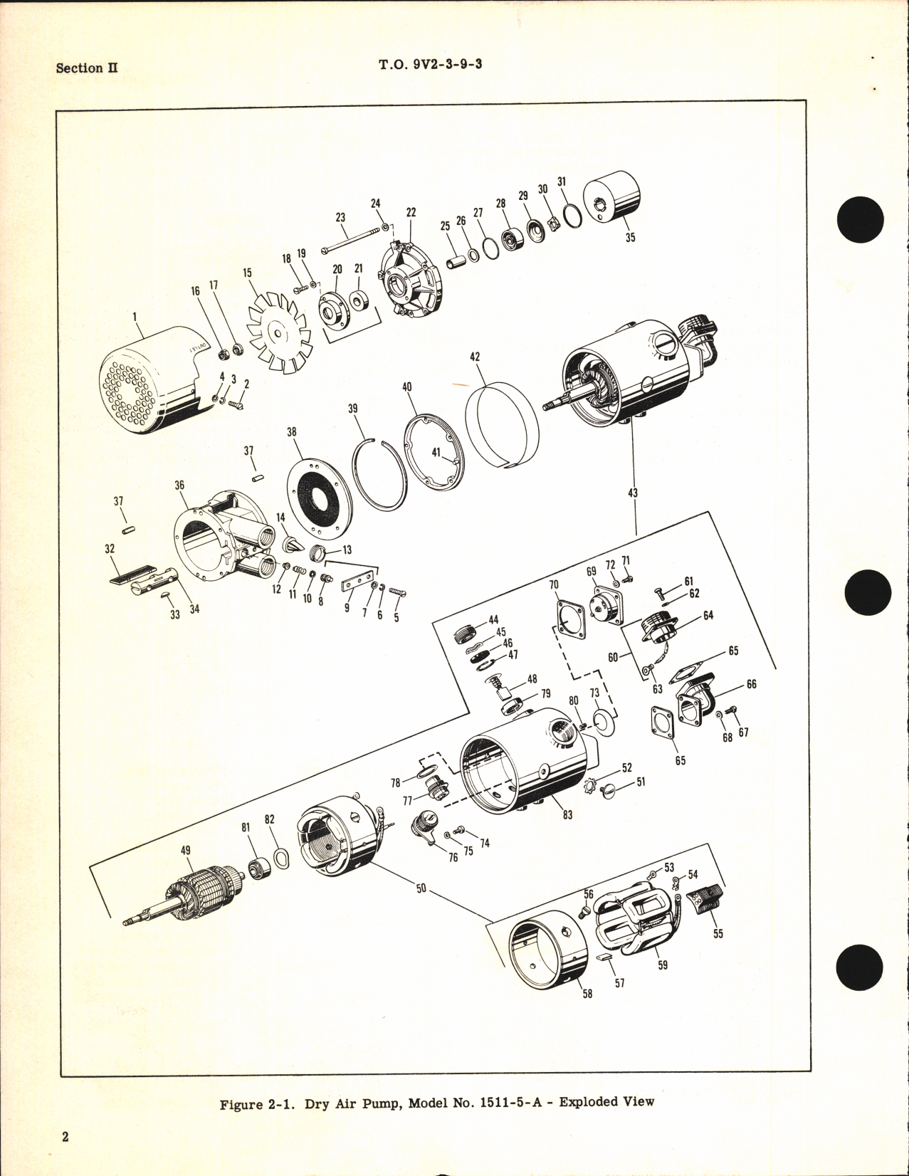 Sample page 6 from AirCorps Library document: Handbook of Overhaul Instructions for Dry Air Pump Model No. 1511-5-A