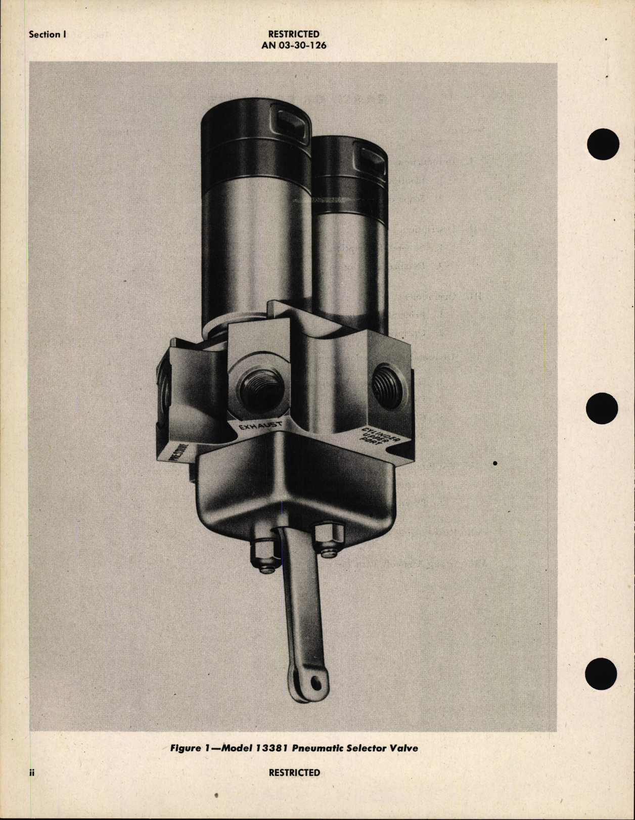 Sample page 4 from AirCorps Library document: Handbook of Overhaul Instructions with Parts Catalog for Solenoid Operated Four-Way Pneumatic Selector Valve 