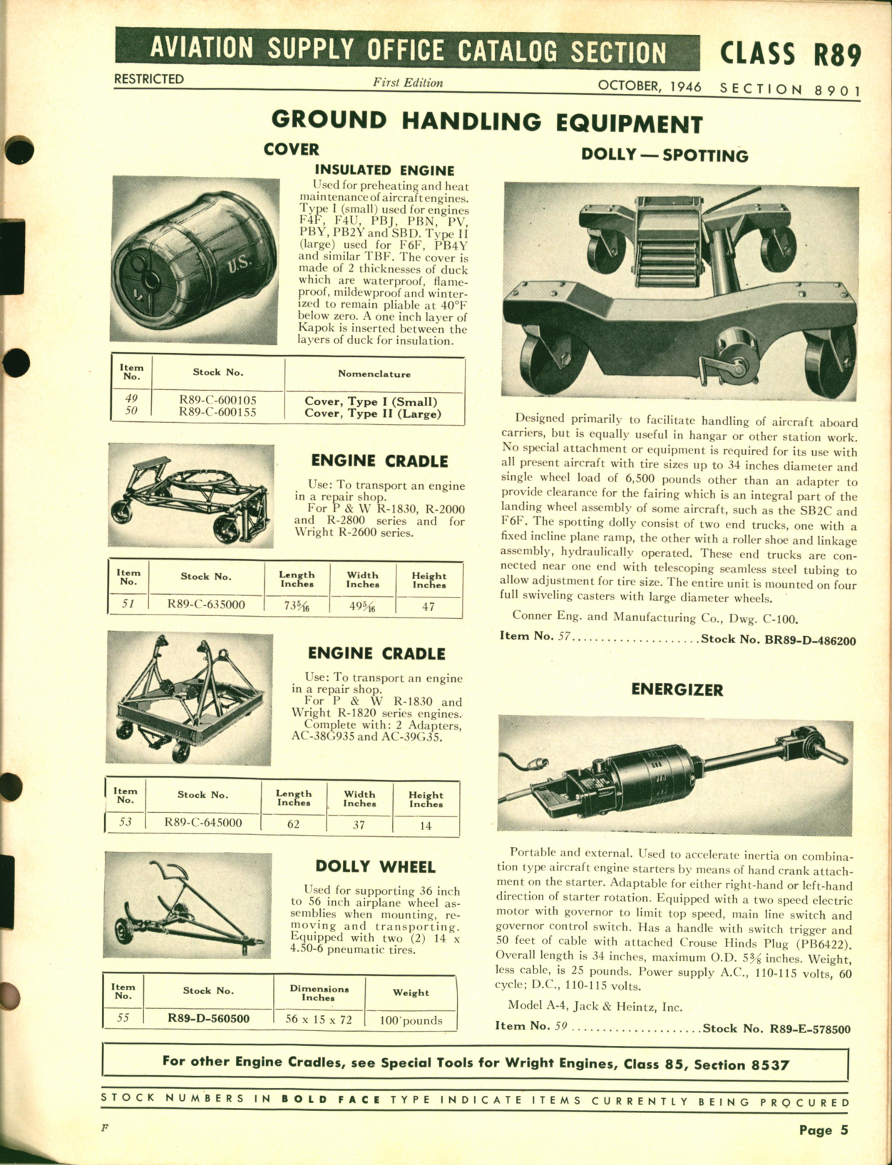 Sample page 5 from AirCorps Library document: Ground Handling Equipment