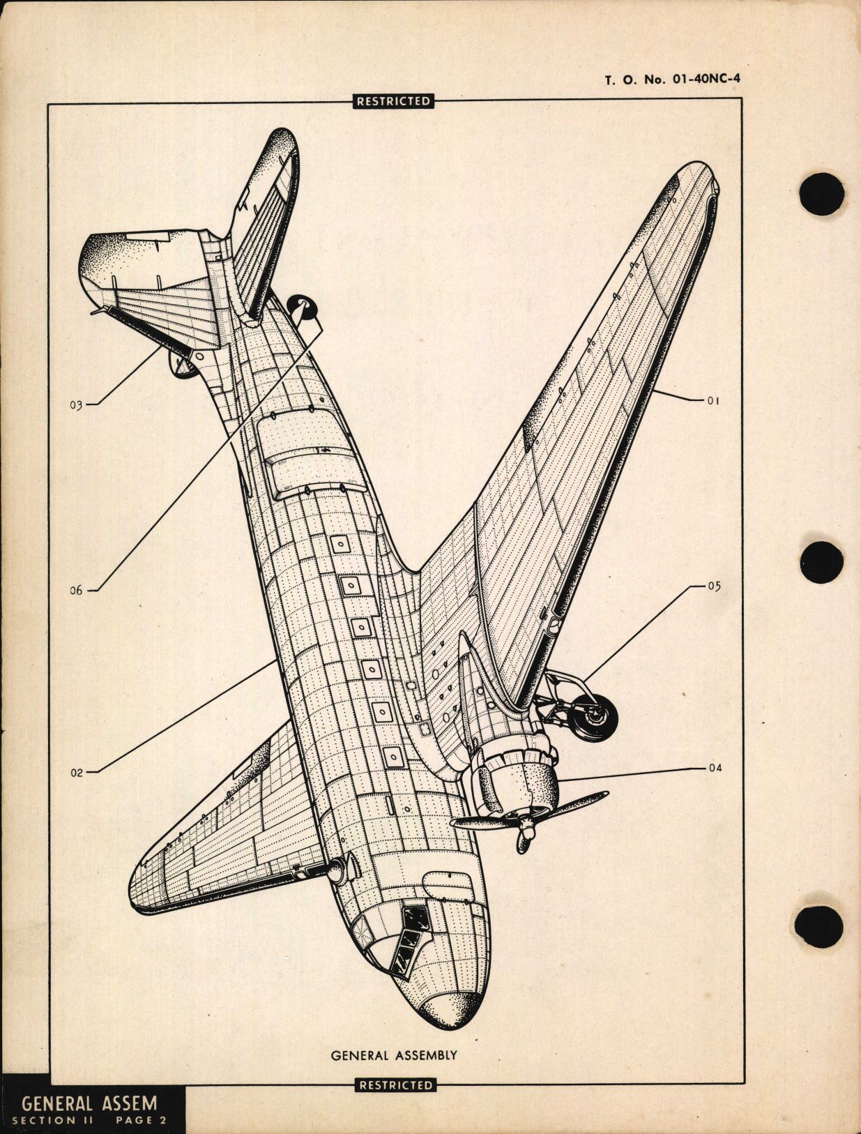 Sample page 6 from AirCorps Library document: Parts Catalog for C-47, R4D-1, and Dakota I