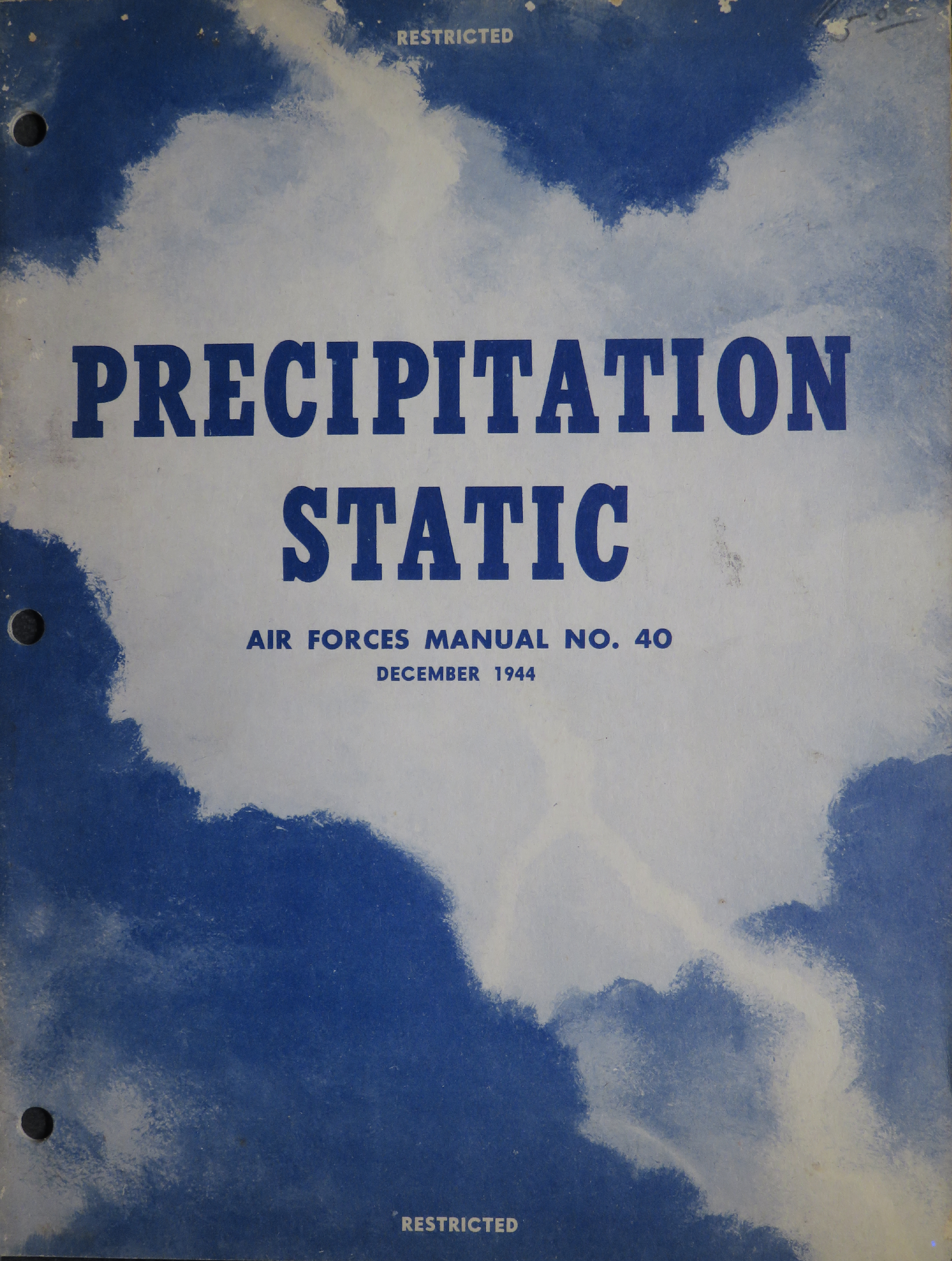 Sample page 1 from AirCorps Library document: Air Forces Manual No. Forty; Precipitation Static