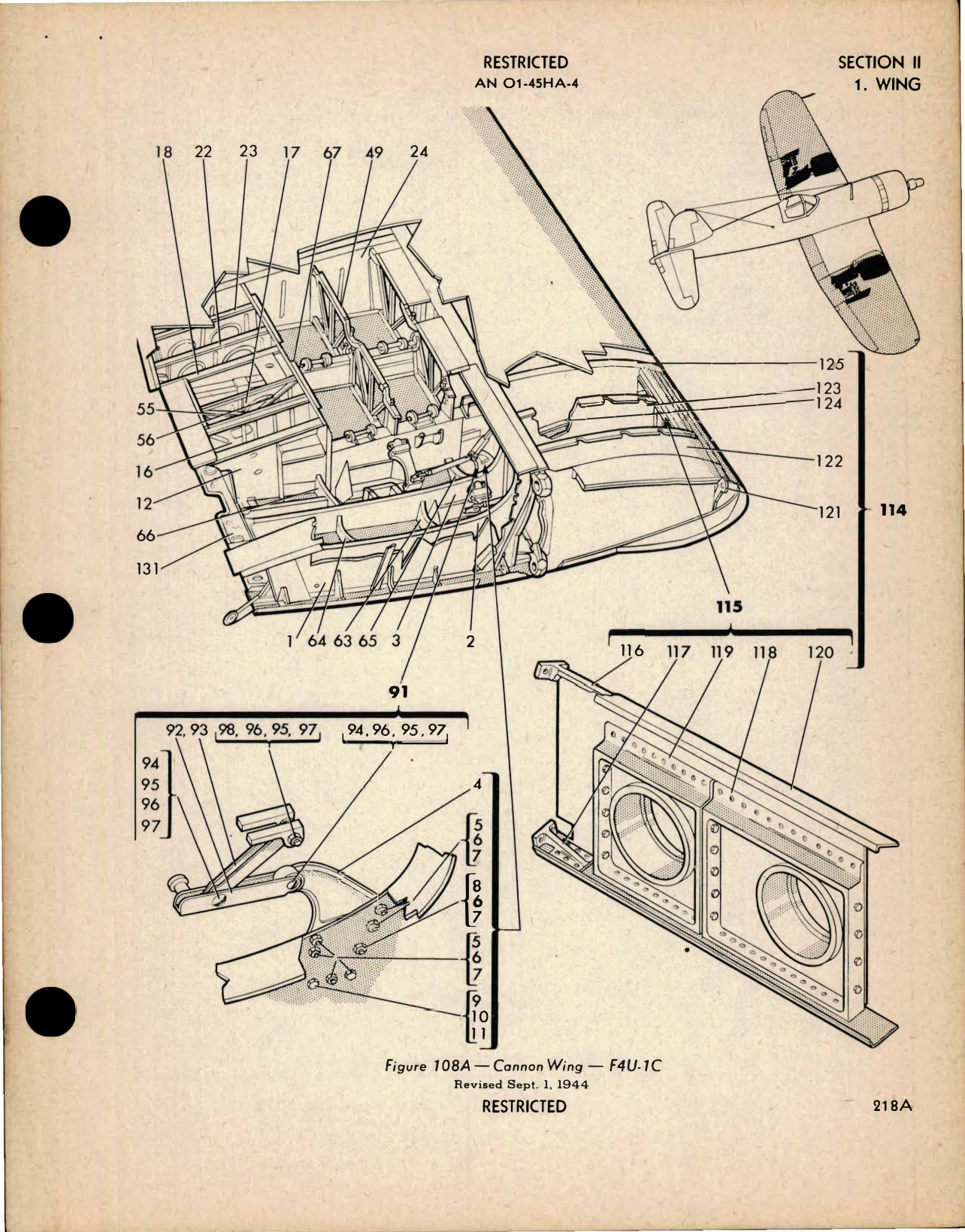 Sample page 7 from AirCorps Library document: Parts Catalog for Navy Models F4U-1, F3A-1, FG-1, and British Models Corsair I - II - III