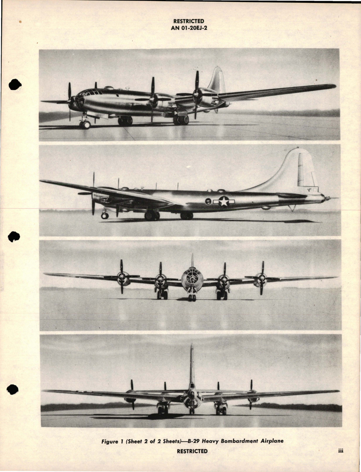 Sample page 5 from AirCorps Library document: Erection and Maintenance Instructions for B-29