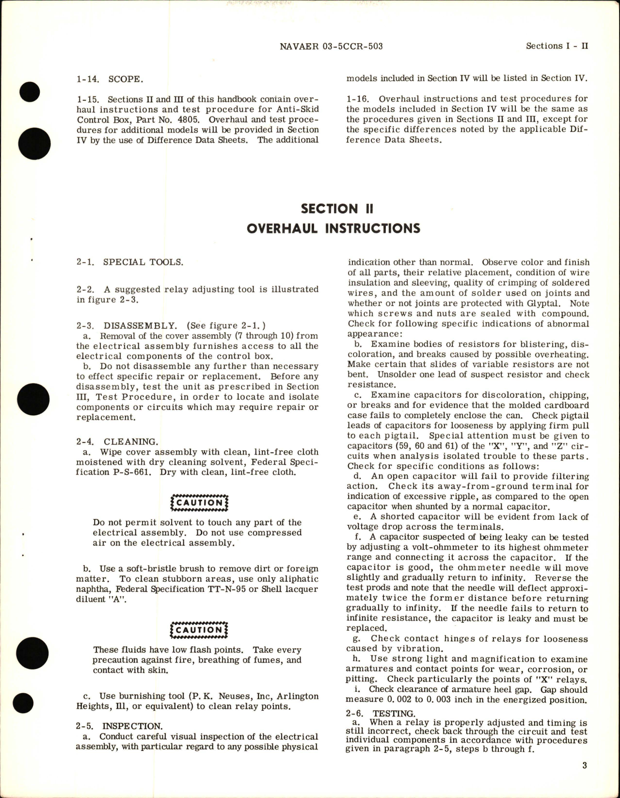 Sample page 5 from AirCorps Library document: Overhaul Instructions for Anti-Skid Control Box - Part 4805 