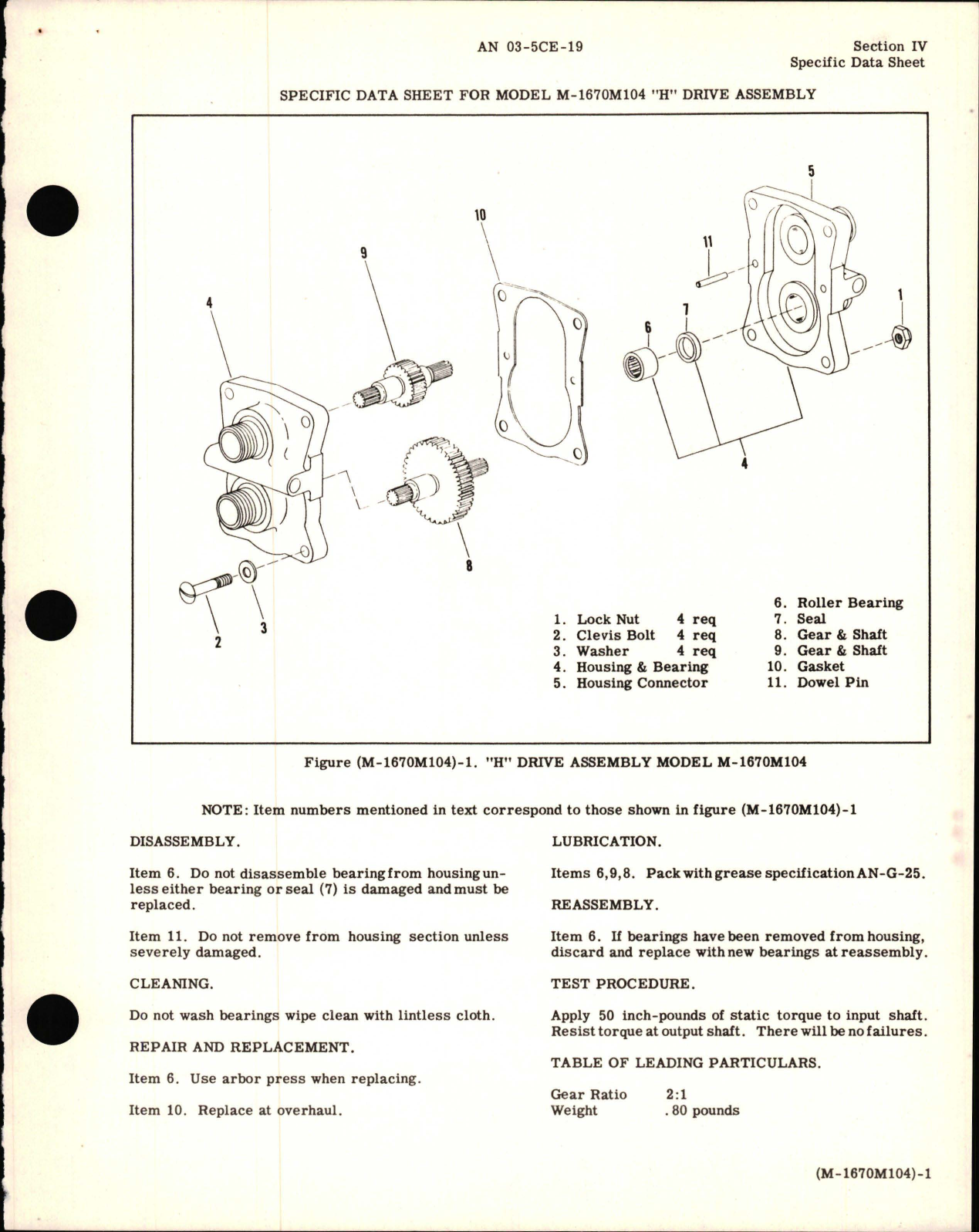 Sample page 7 from AirCorps Library document: Overhaul Instructions for Gear Box and Drive Assemblies