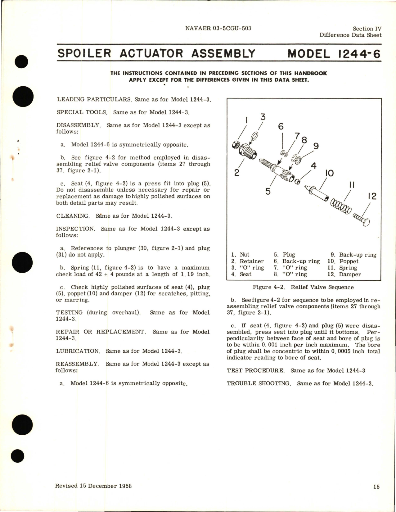Sample page 7 from AirCorps Library document: Overhaul Instructions for Spoiler, Actuator - Part 124400 Series 