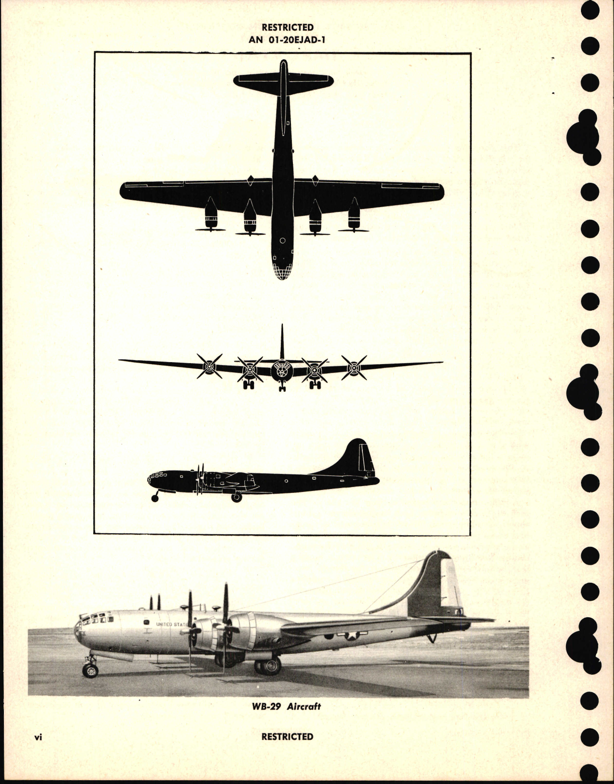Sample page 8 from AirCorps Library document: Flight Handbook for WB-29 and WB-29A