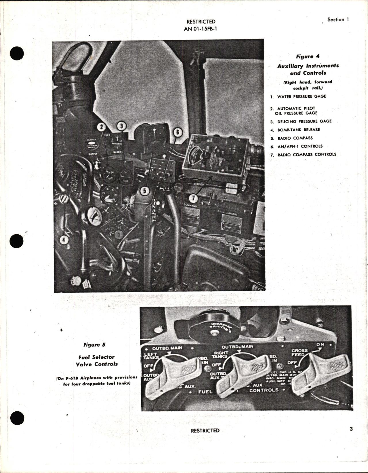 Sample page 7 from AirCorps Library document: Pilot's Flight Operating Instructions for P-61A and P-61B