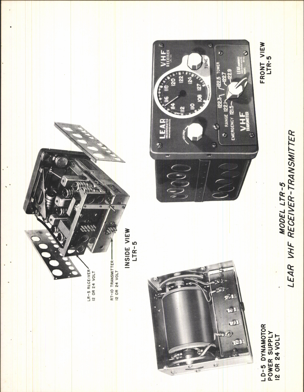 Sample page 7 from AirCorps Library document: Technical Data for Lear VHF Transmitter and Receiver Model LTR-5