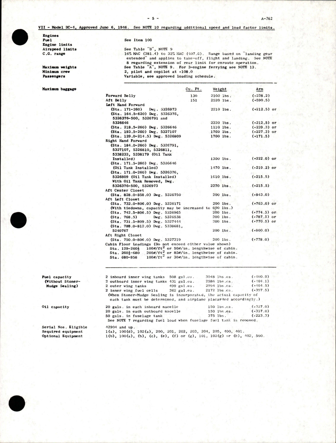 Sample page 5 from AirCorps Library document: Douglas C-54 Series
