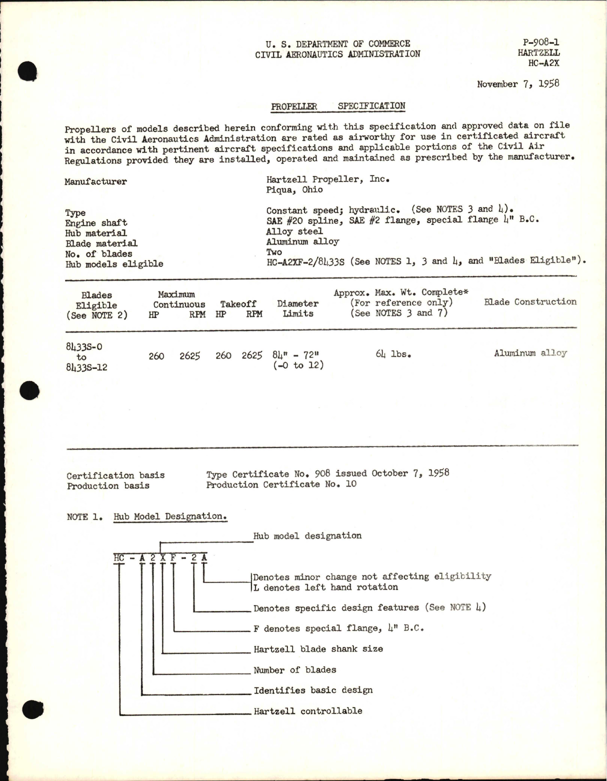 Sample page 1 from AirCorps Library document: HC-A2X