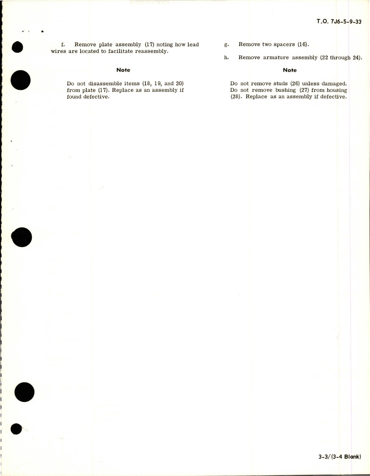 Sample page 9 from AirCorps Library document: Overhaul Instructions with Illustrated Parts Breakdown for Motor Operated Gate Valve - Part AV16B1716C