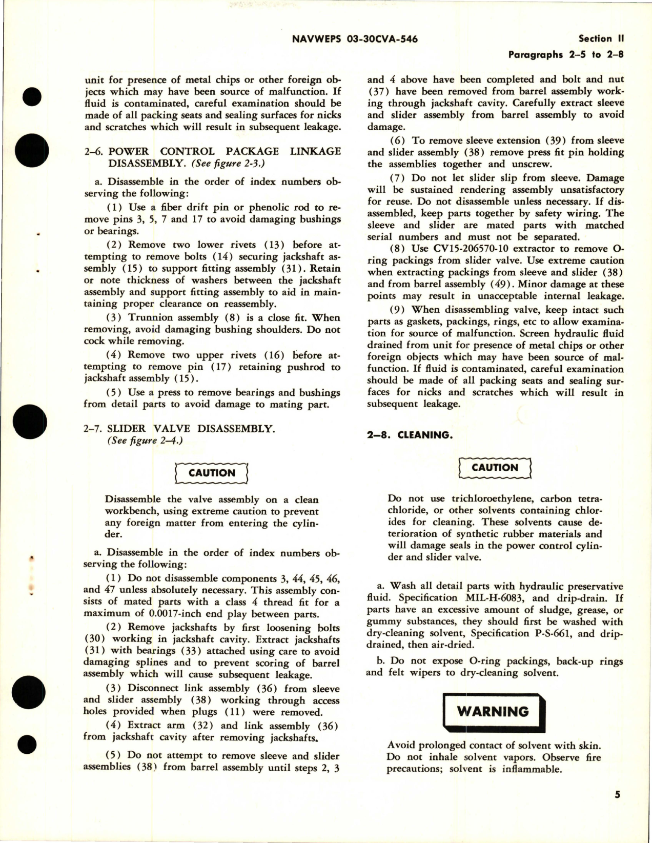 Sample page 9 from AirCorps Library document: Overhaul Instructions for Rudder Control, Cylinder Assy, Valve Assy, Rigging Fixtures, Synchronization Fixture