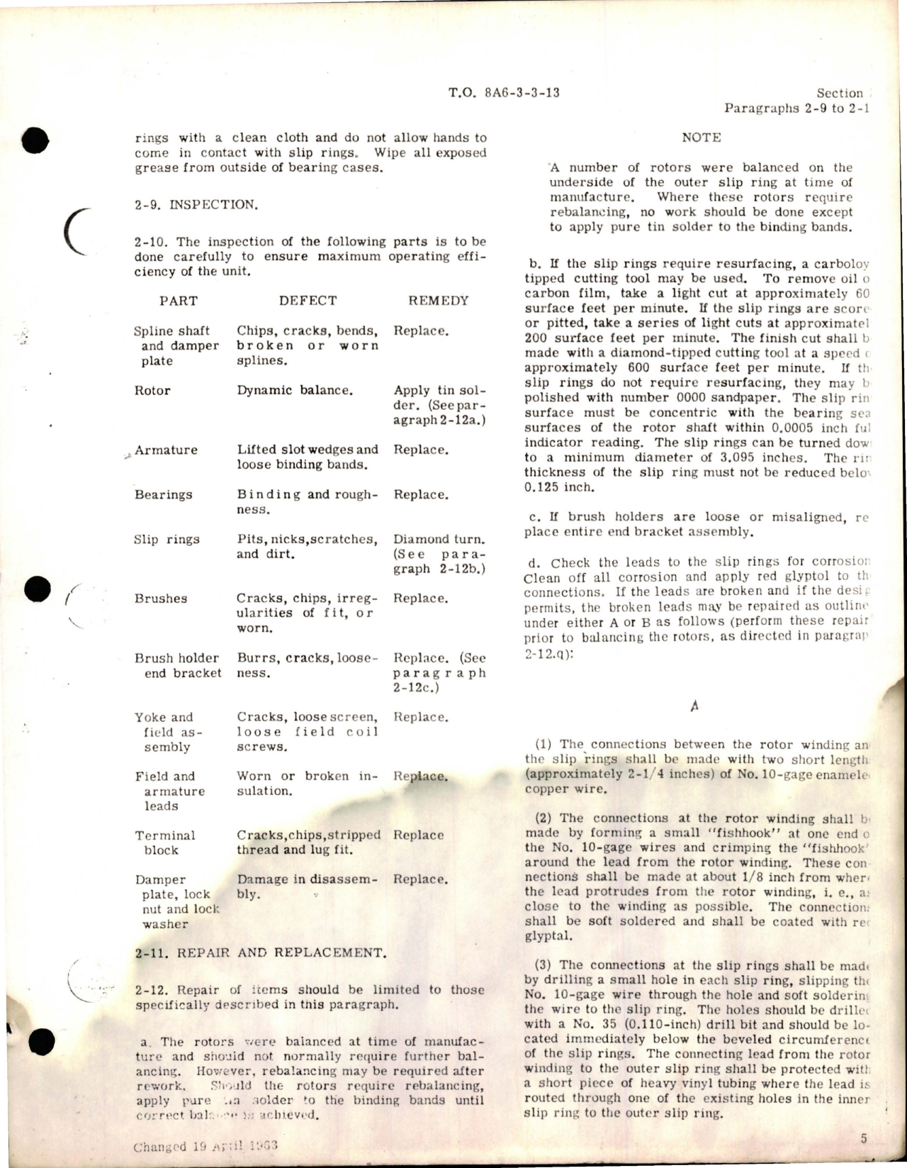 Sample page 7 from AirCorps Library document: Overhaul for Alternator - Type B-1 - Models 1-AB1-115S-4 and 1-AB1-115S-4A