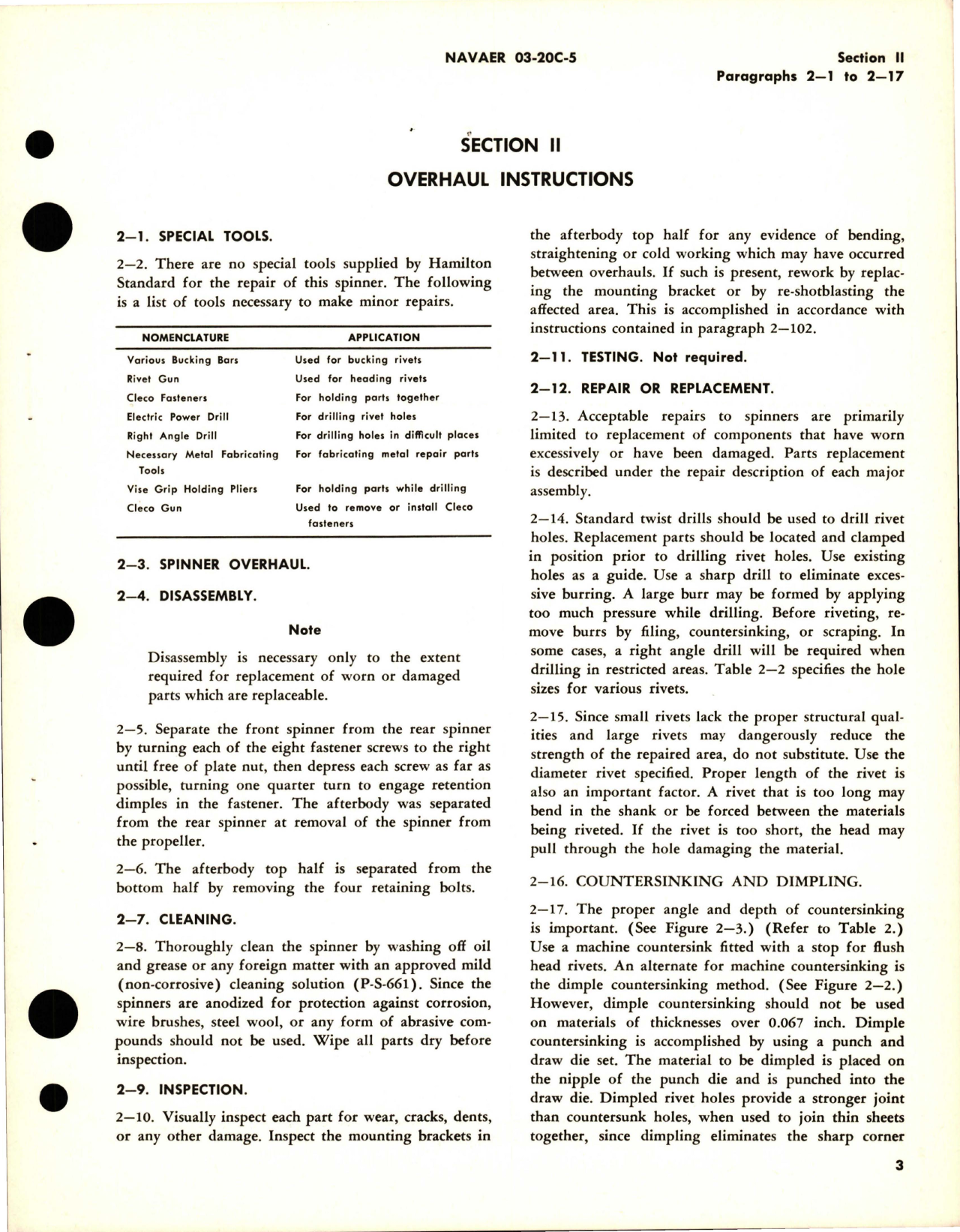 Sample page 7 from AirCorps Library document: Overhaul Instructions for Aircraft Propeller Spinner and Anti-Icing - Assembly 535247 