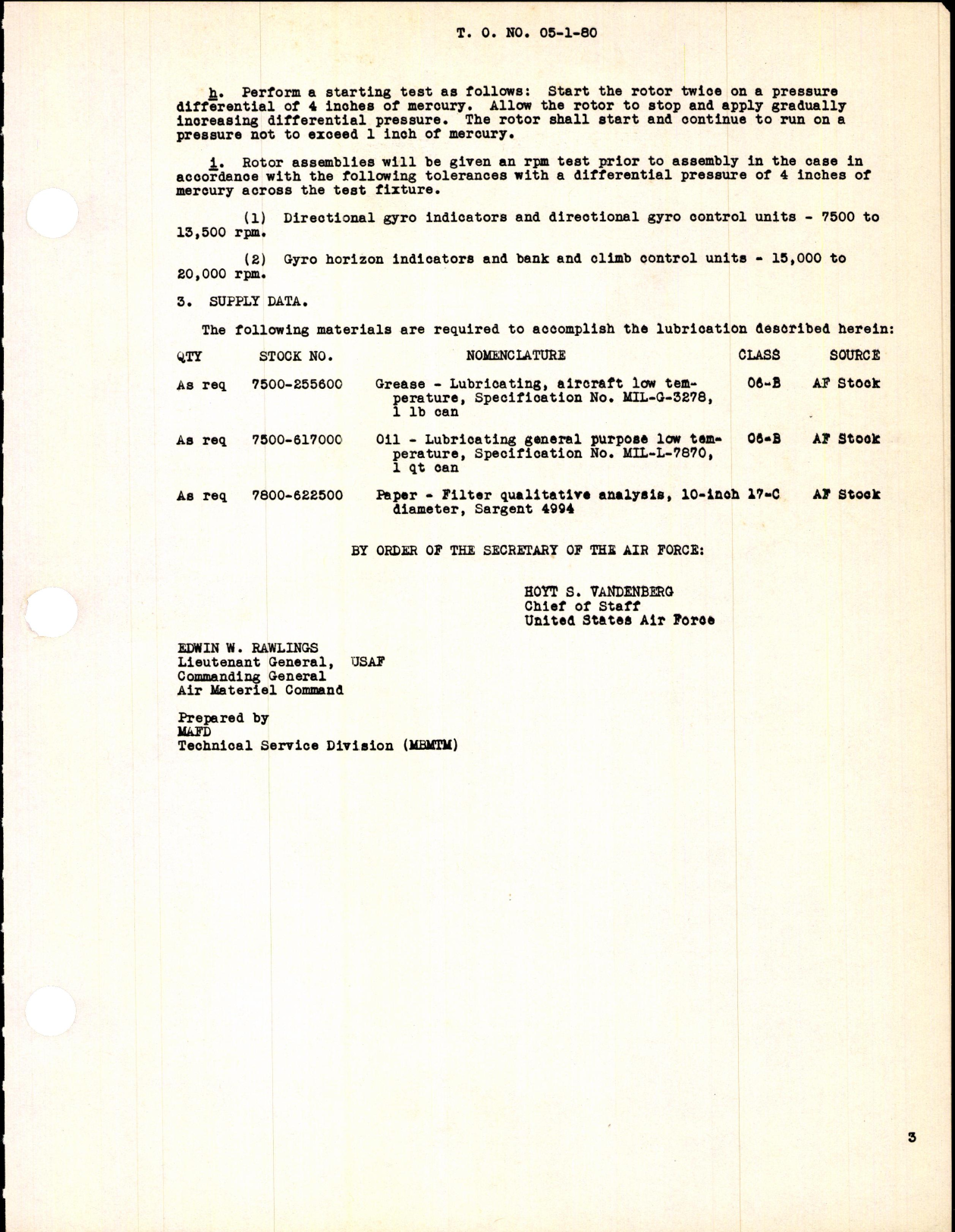 Sample page 3 from AirCorps Library document: Lubrication of Air-Driven Gyro Instrument & Automatic Pilot 