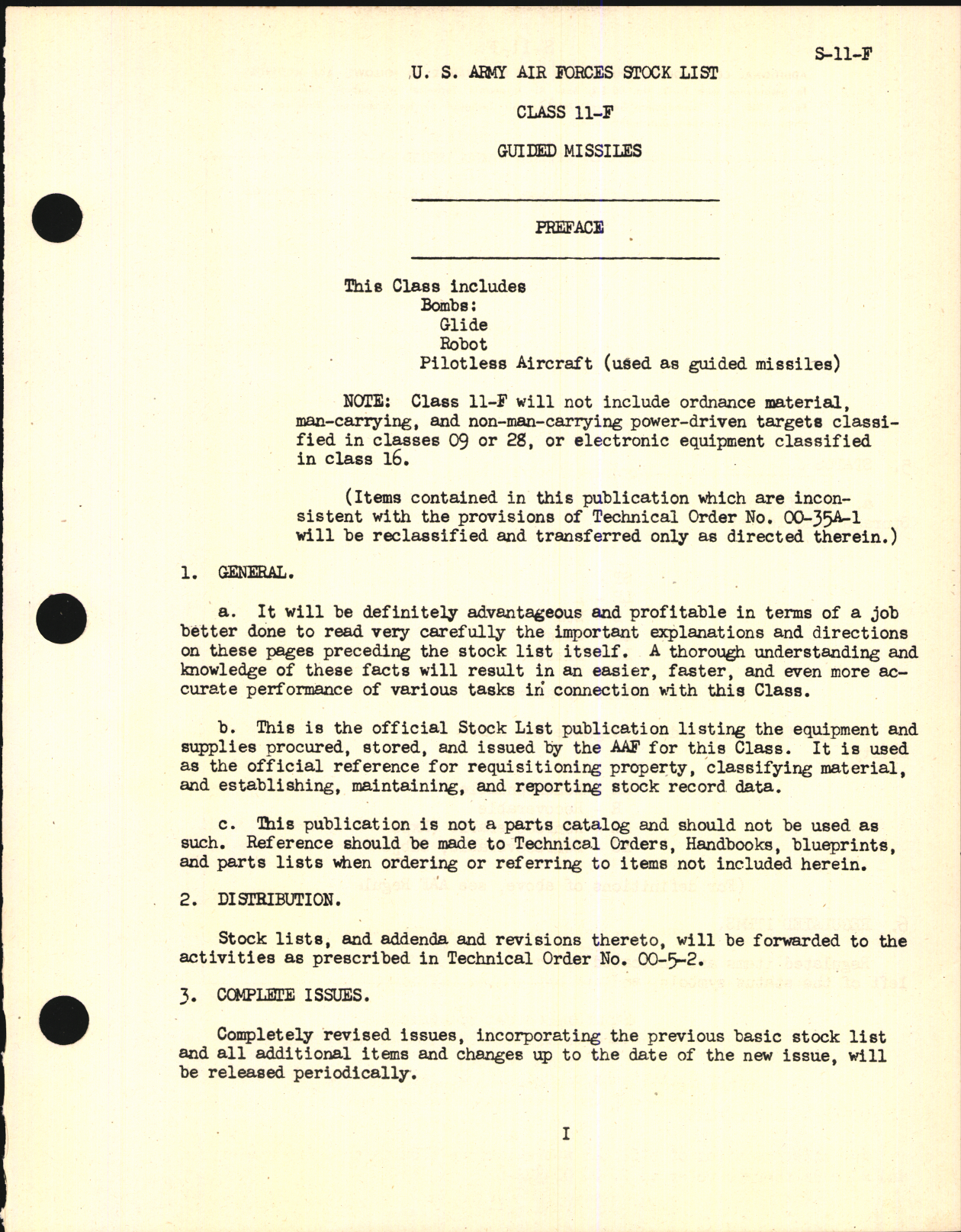 Sample page 3 from AirCorps Library document: Stock List Guided Missiles