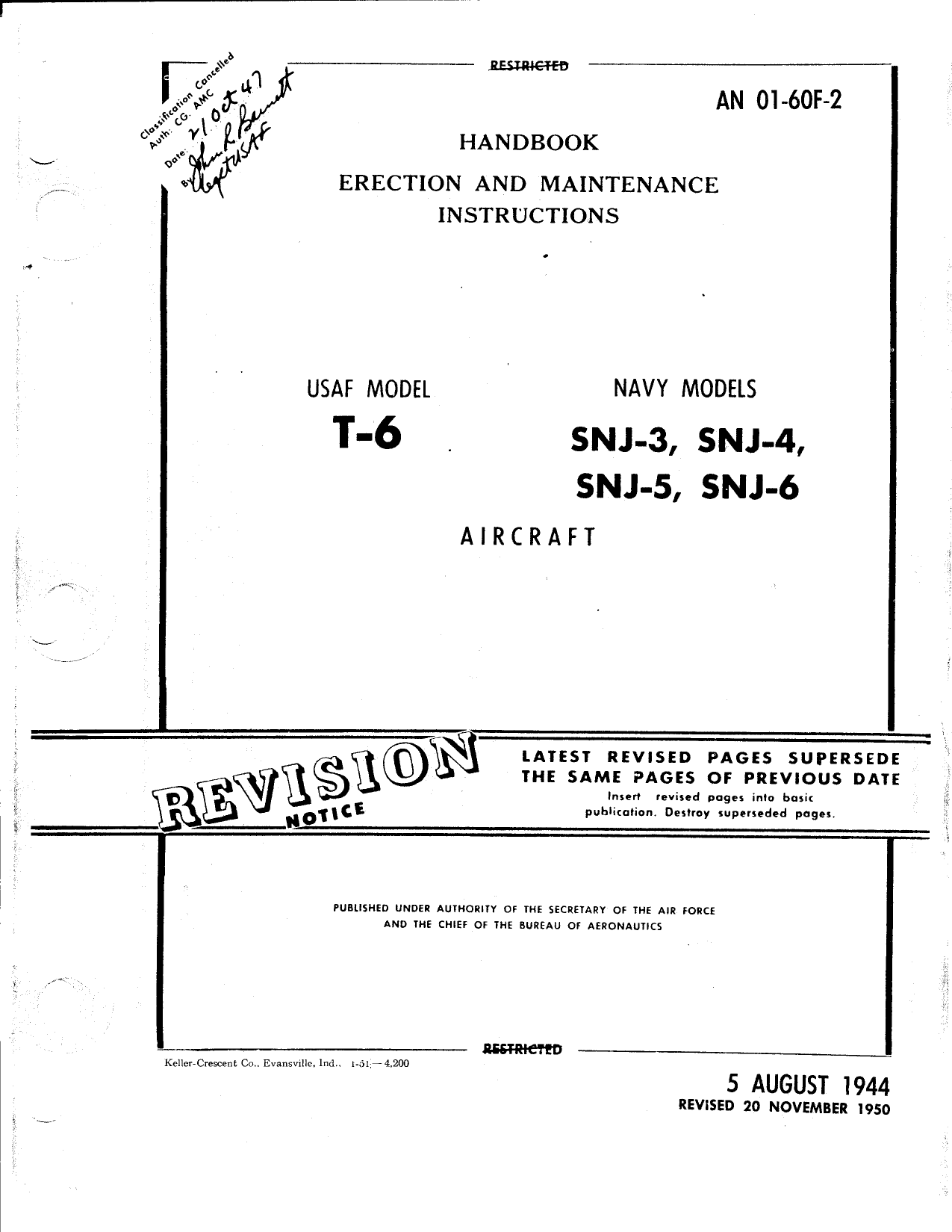 Sample page 6 from AirCorps Library document: Erection and Maintenance Instructions for T-6, SNJ-3, SNJ-4, SNJ-5, and SNJ-6 Aircraft