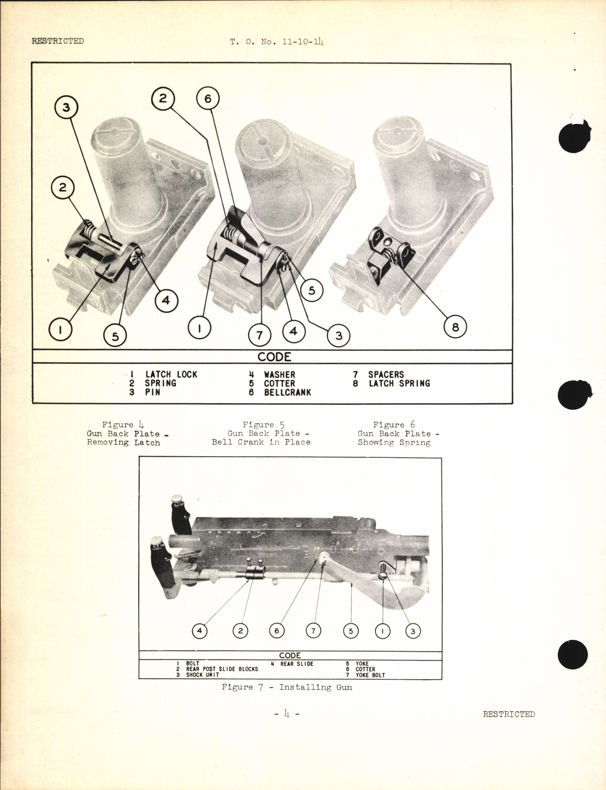 Sample page 8 from AirCorps Library document: Handbook of Instructions with Parts Catalog for Type C-16 Single Gun Mount Adapter