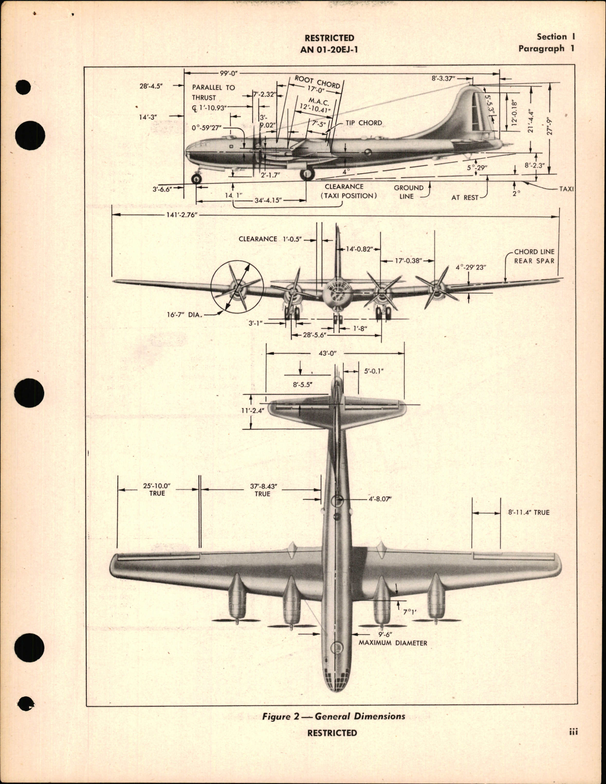 Sample page 5 from AirCorps Library document: Pilot's Flight Operating Instructions for B-29 and B-29A Airplanes