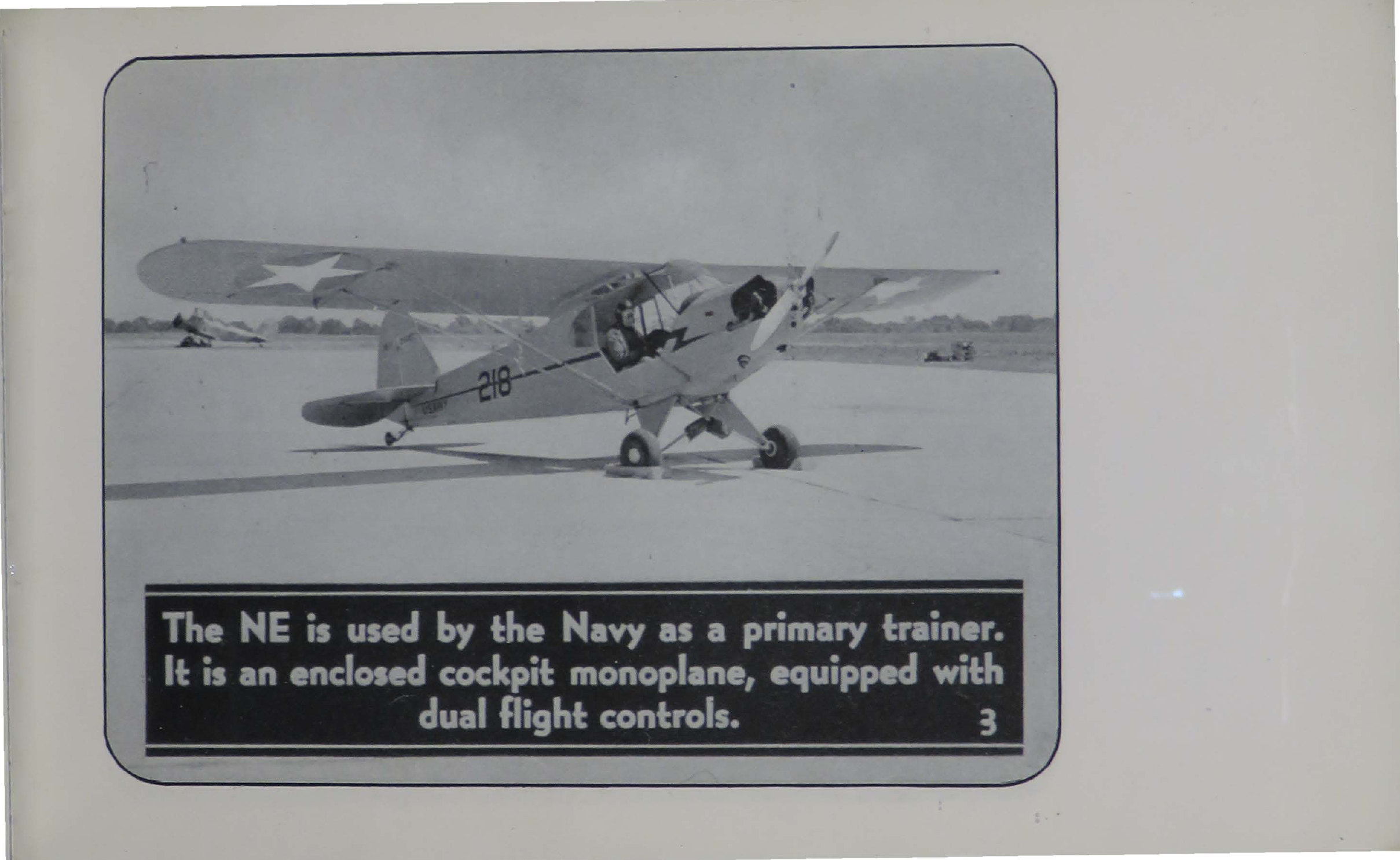 Sample page 5 from AirCorps Library document: Meet the NE-1 - Flight Preparatory Schools