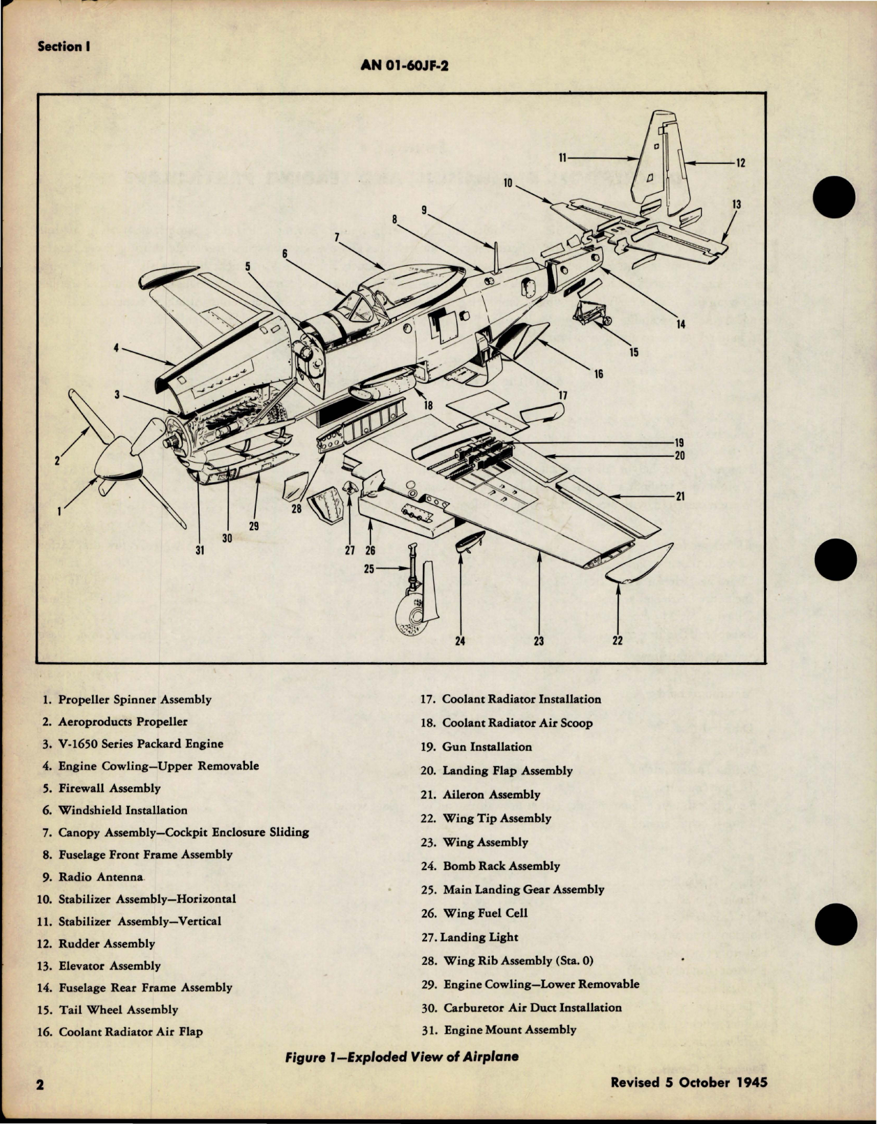 Sample page 8 from AirCorps Library document: Erection and Maintenance Instructions for the F-51H-1, F-51H-5, and F-51H-10 (P-51H-1, P-51H-5, P-51H-10)