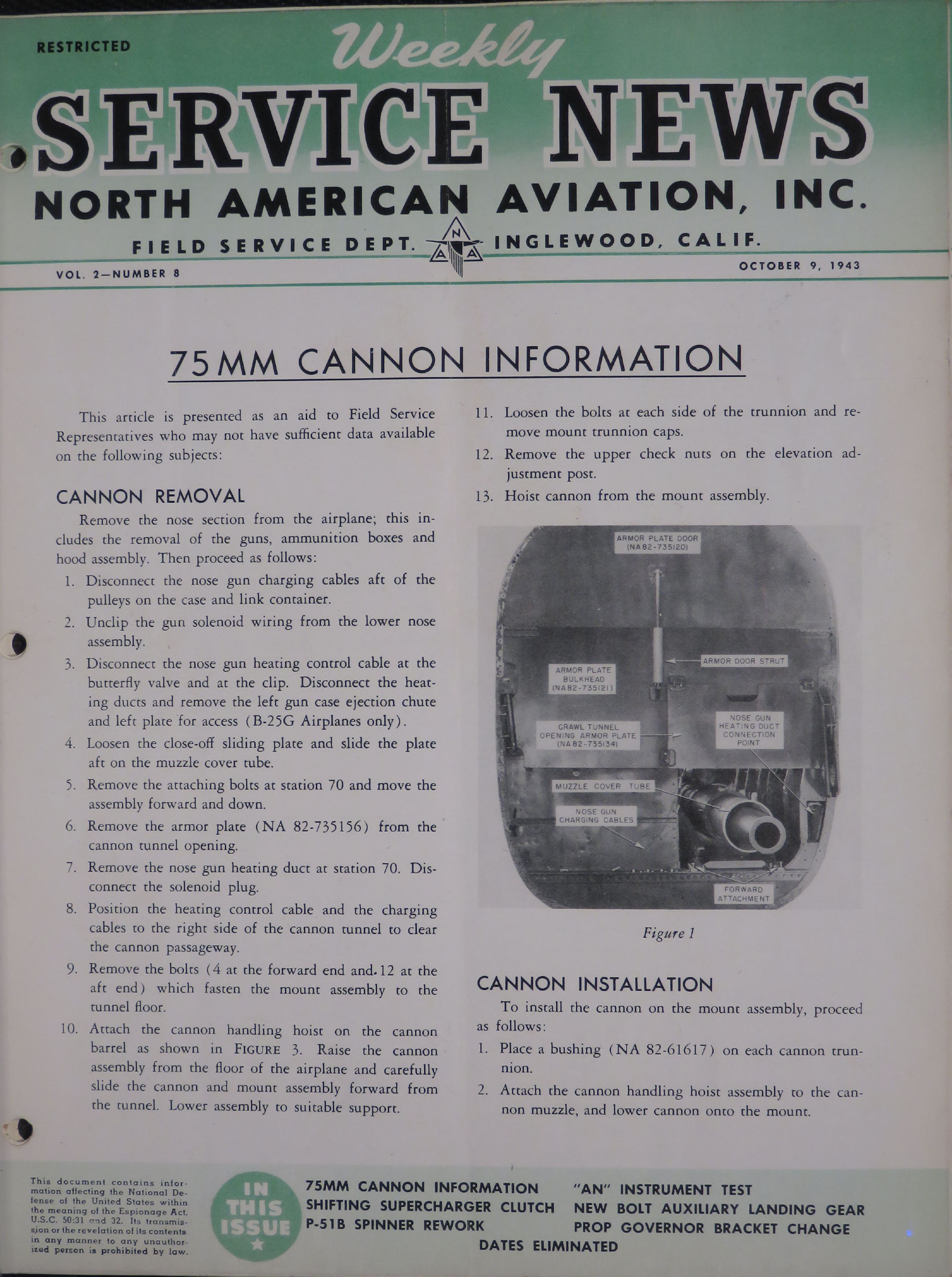 Sample page 1 from AirCorps Library document: Volume 2, No. 8 - Weekly Service News