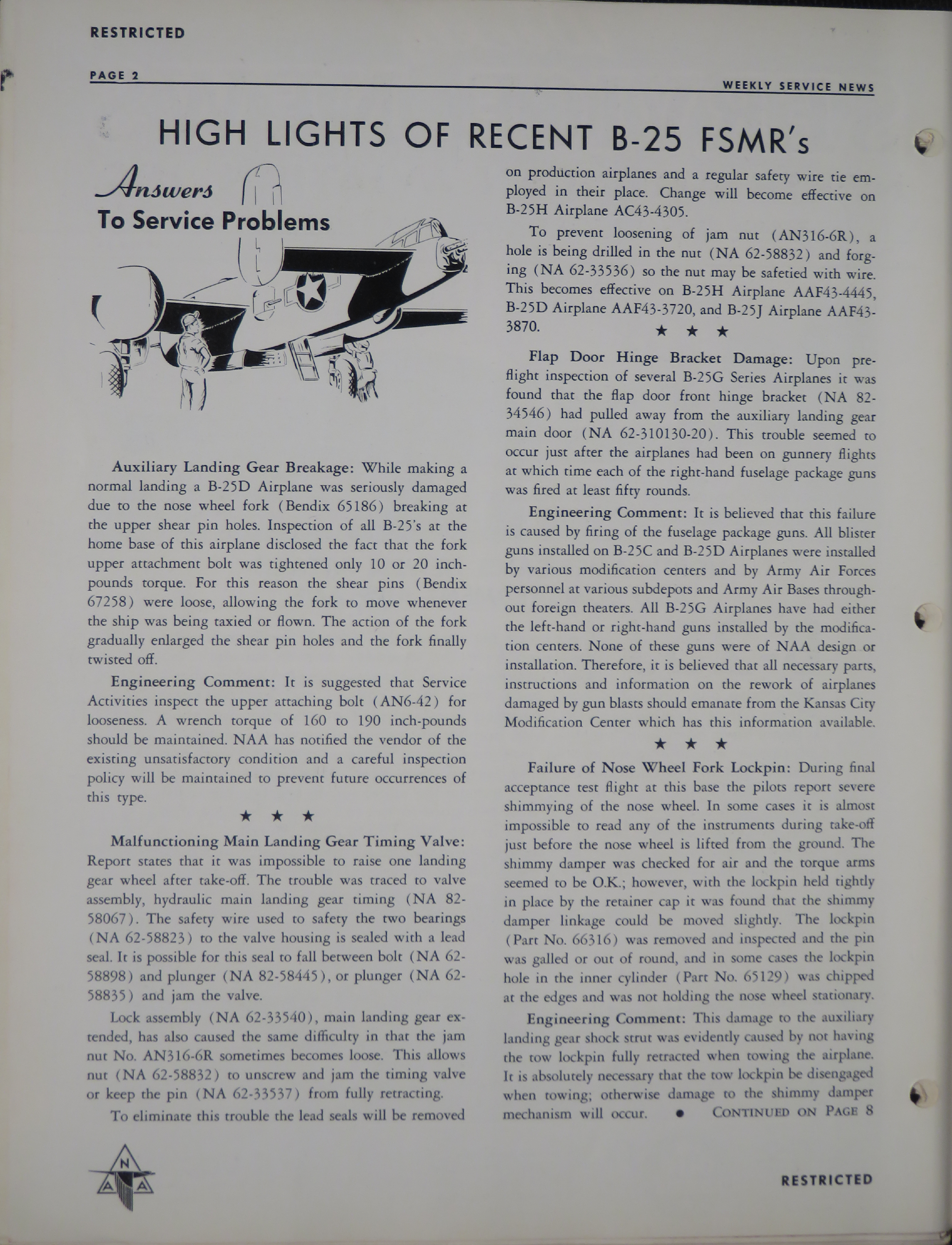 Sample page 2 from AirCorps Library document: Volume 2, No. 20 - Weekly Service News