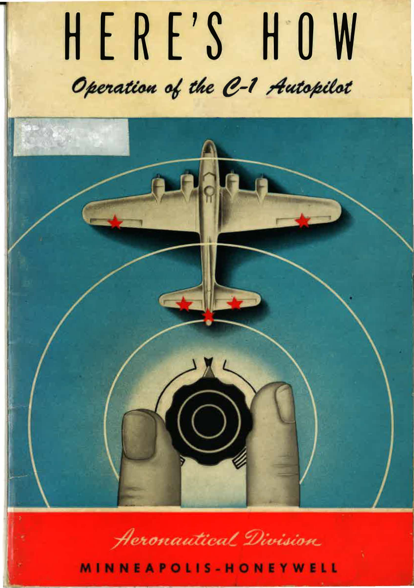 Sample page 1 from AirCorps Library document: Operation of the C-1 Autopilot