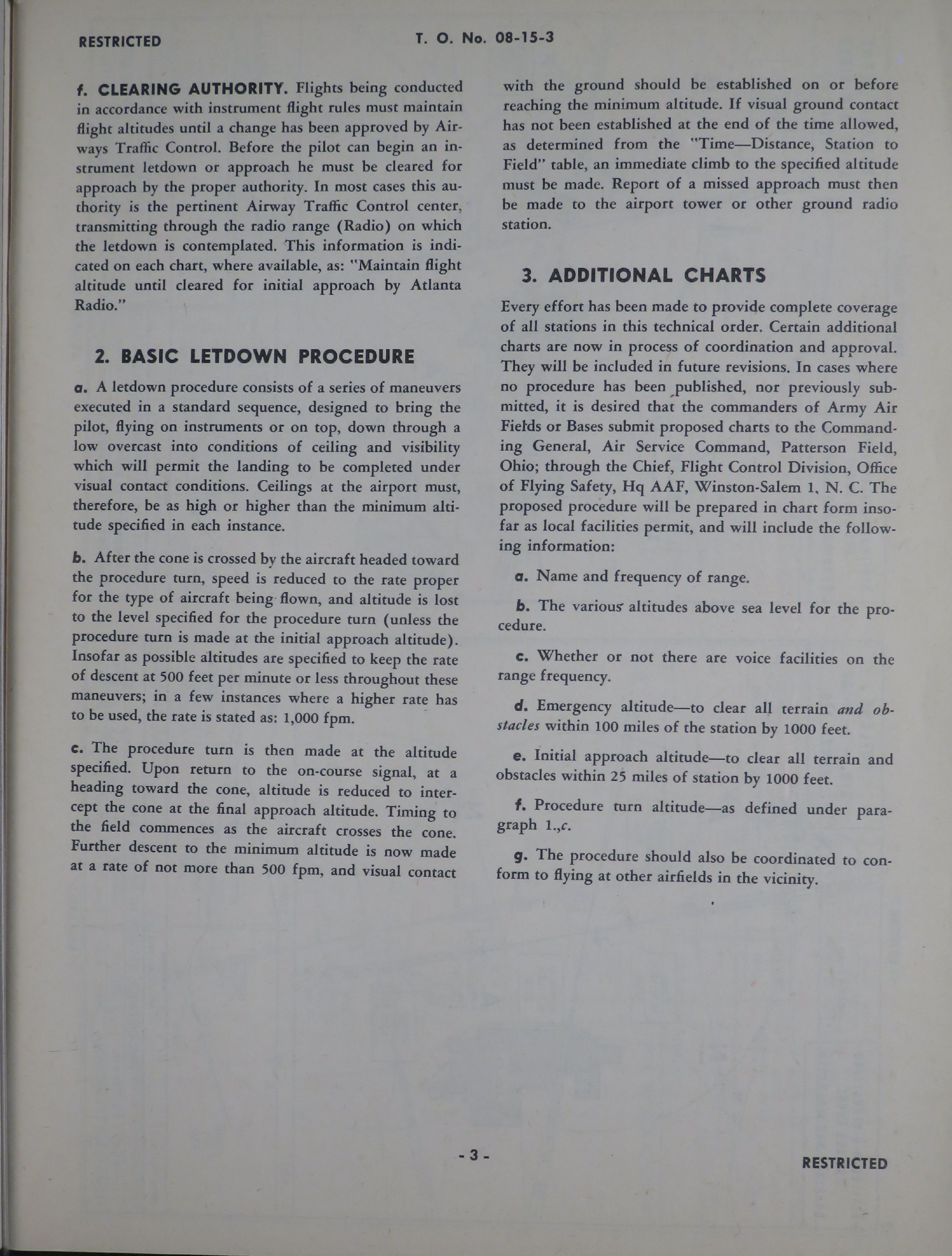 Sample page 5 from AirCorps Library document: Instrument Letdown Procedures