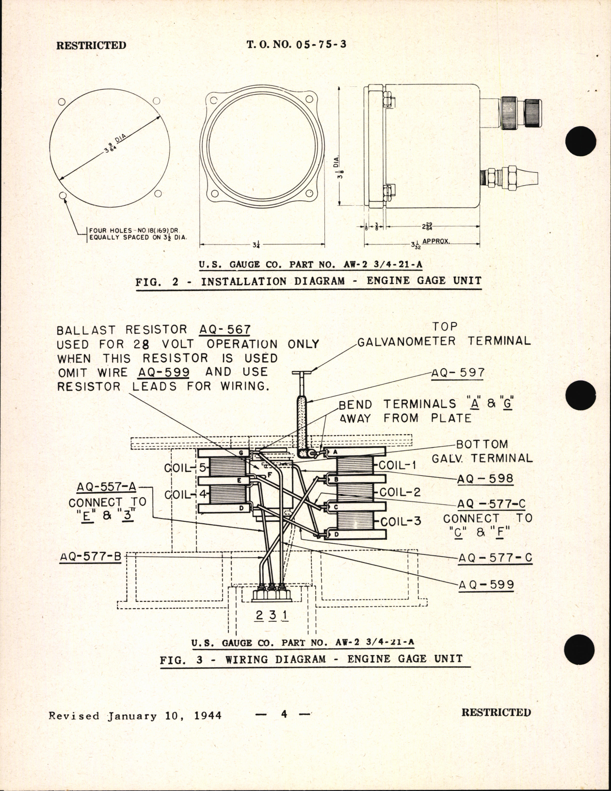 Sample page 6 from AirCorps Library document: Handbook of Instructions with Parts Catalog for Engine Gage Units