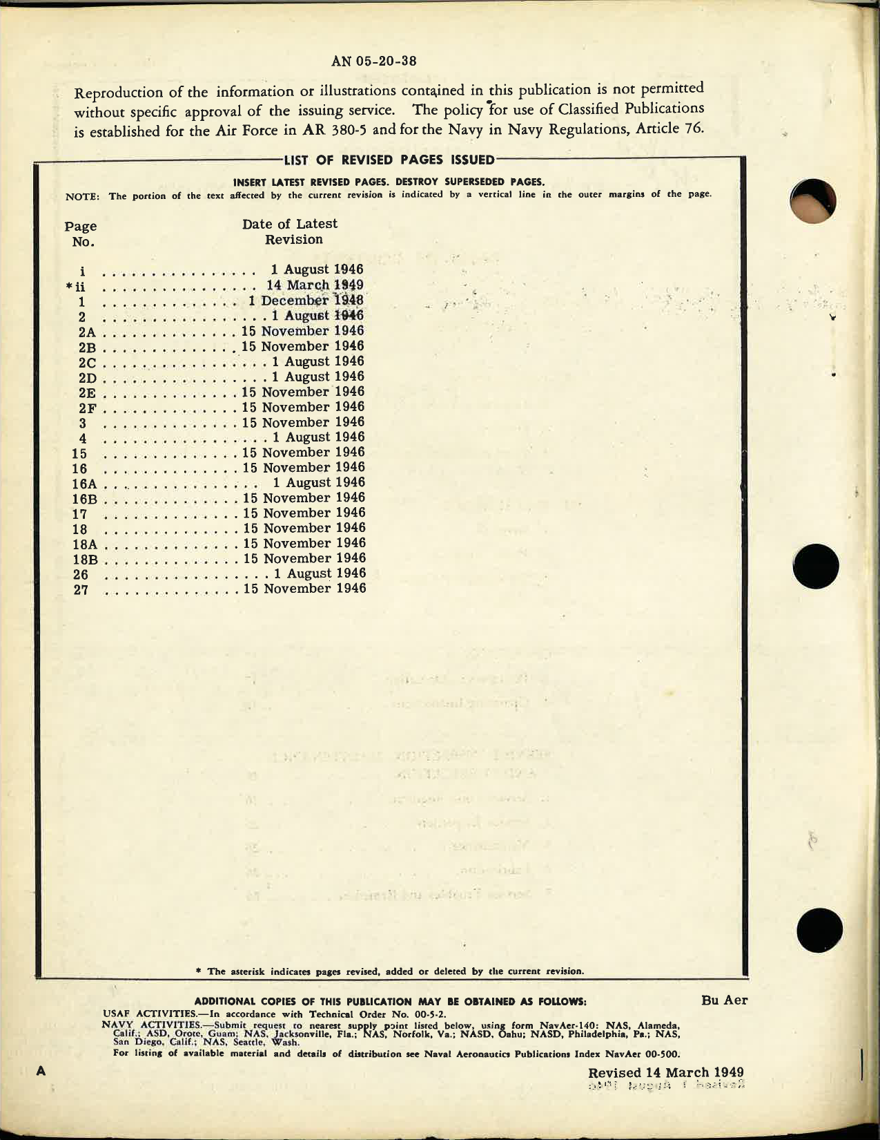Sample page 2 from AirCorps Library document: Operation and Service Instructions for USAF Type J-1, Navy Stock R88-I-1310 and R88-I-1310-11 Attitude Gyro Indicator