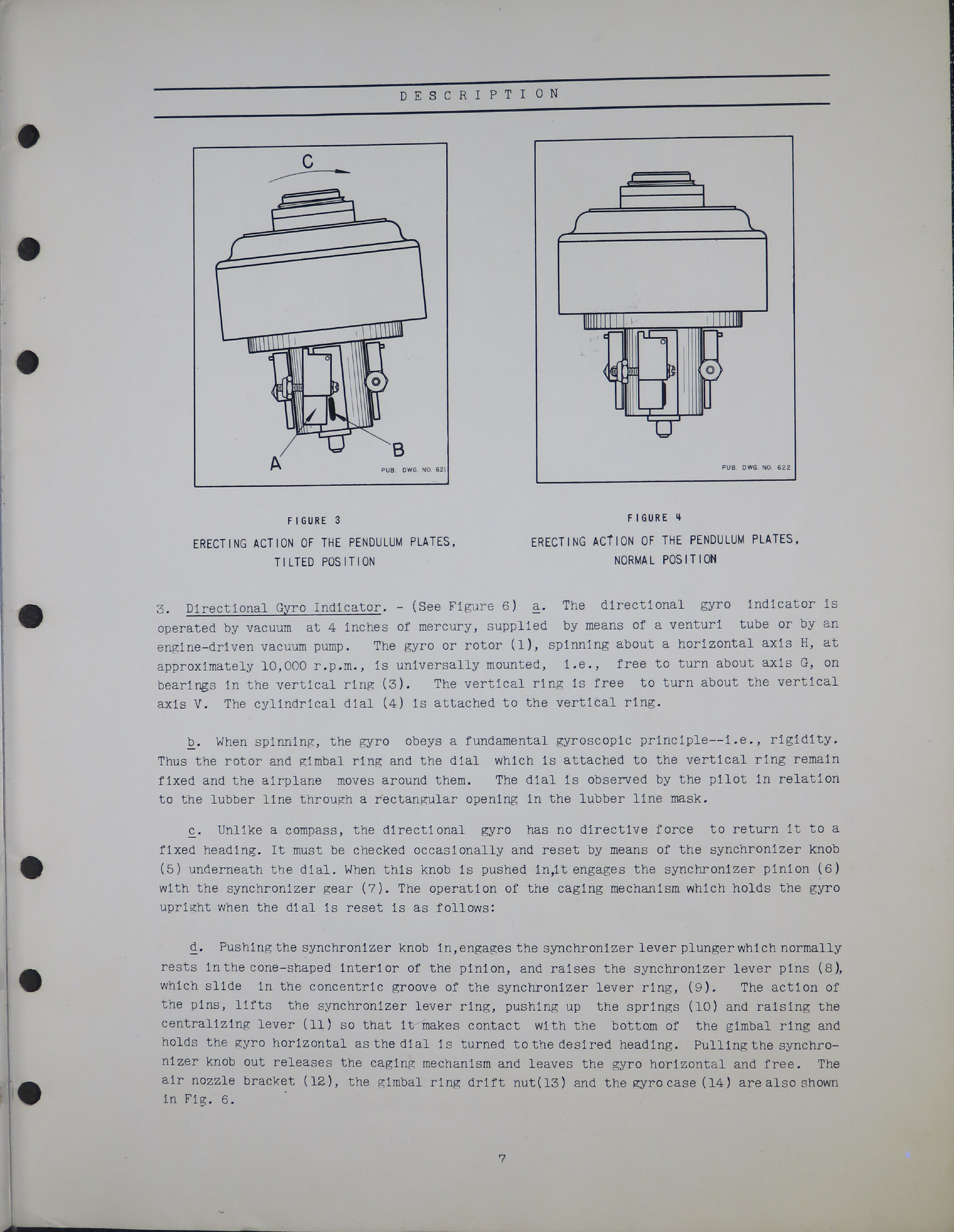 Sample page 7 from AirCorps Library document: Gyro-Horizon Indicator and Directional Gyro Indicator