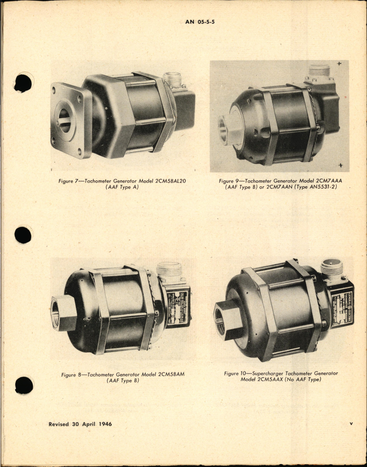 Sample page 5 from AirCorps Library document: Overhaul Instructions for Electric Tachometers