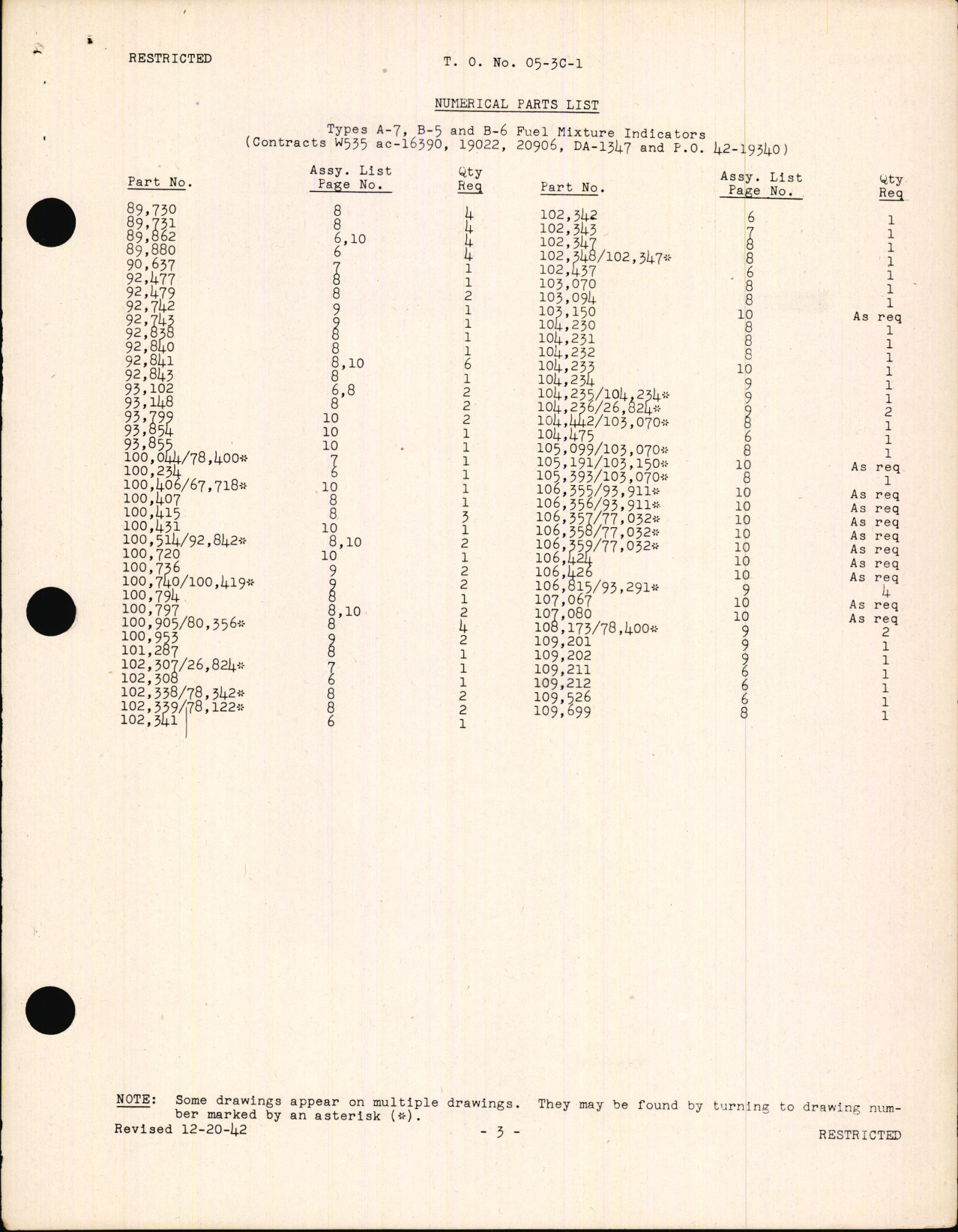 Sample page 5 from AirCorps Library document: Handbook of Instructions with Parts Catalog for Fuel Mixture Indicators