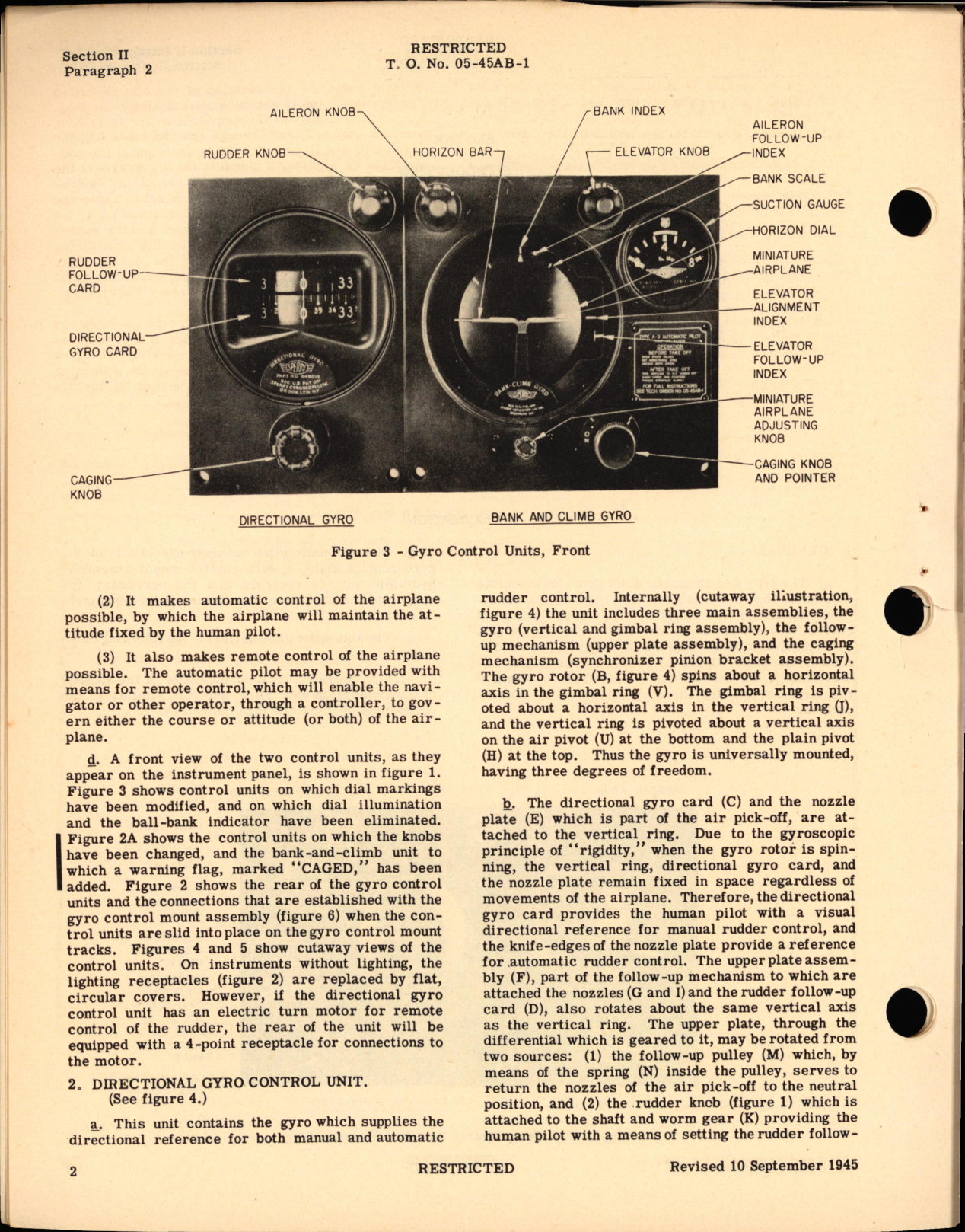 Sample page 6 from AirCorps Library document: Operation and Service Instructions for Automatic Pilot Type A-3