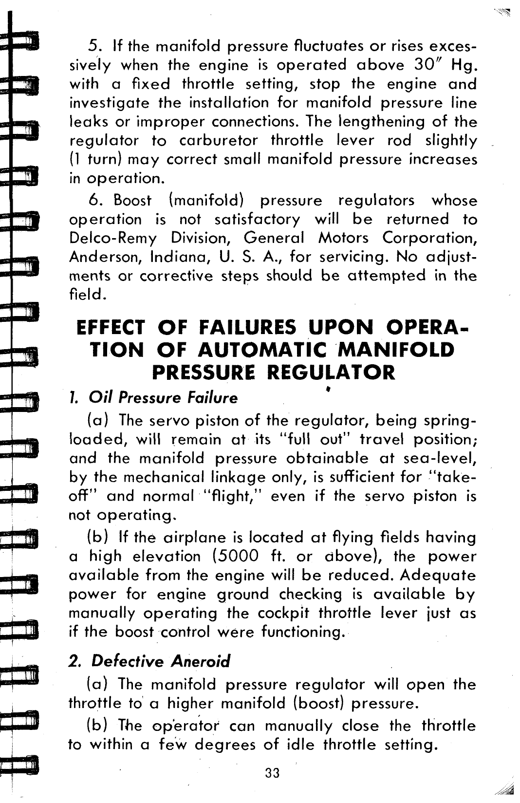 Sample page 38 from AirCorps Library document: Operators Manual - Allison V-1710 Engine Installation