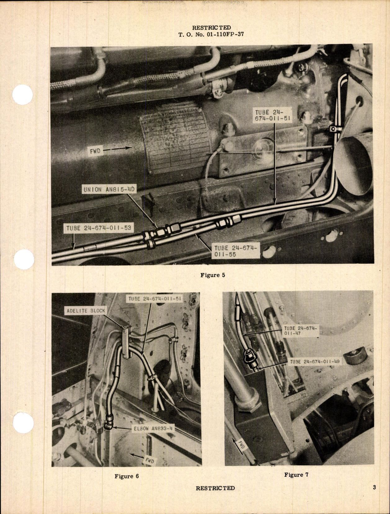 Sample page 3 from AirCorps Library document: Install Auxiliary Stage Supercharger Oil Pressure Gage
