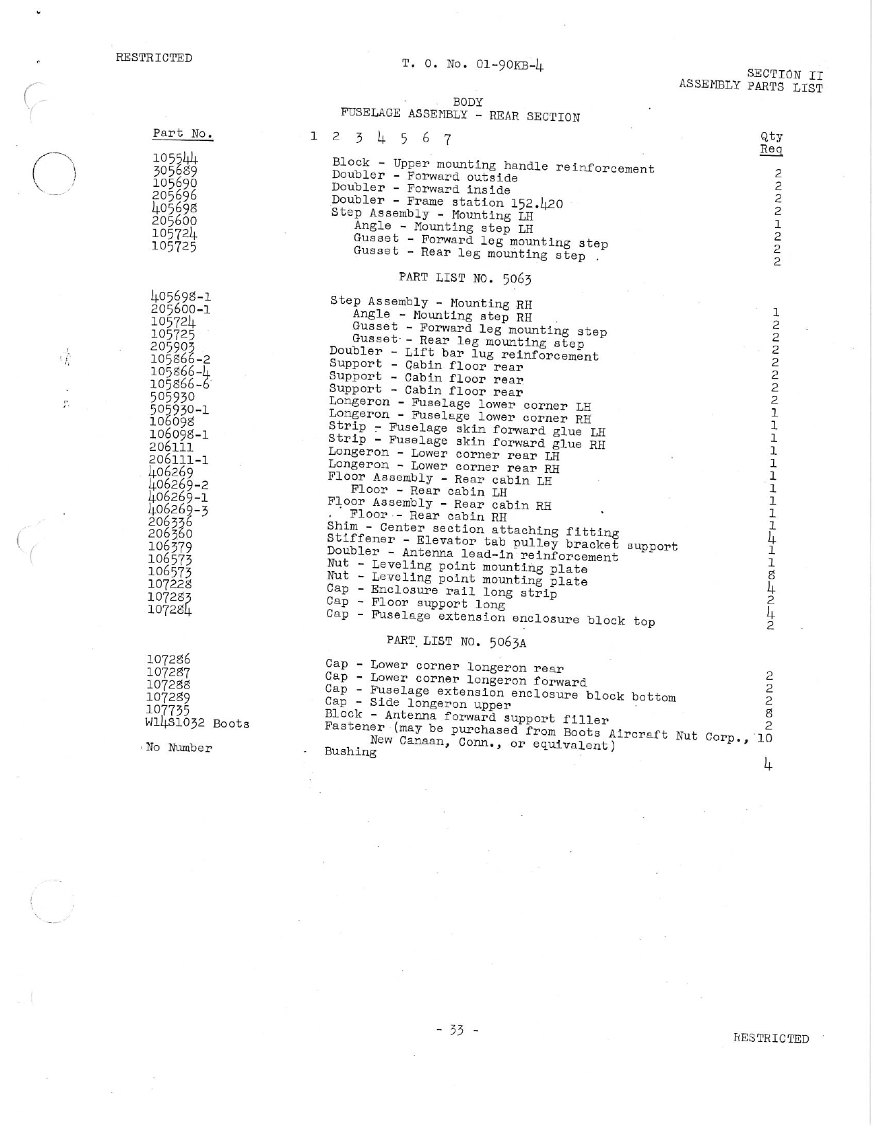 Sample page 36 from AirCorps Library document: Parts Catalog: AT-10