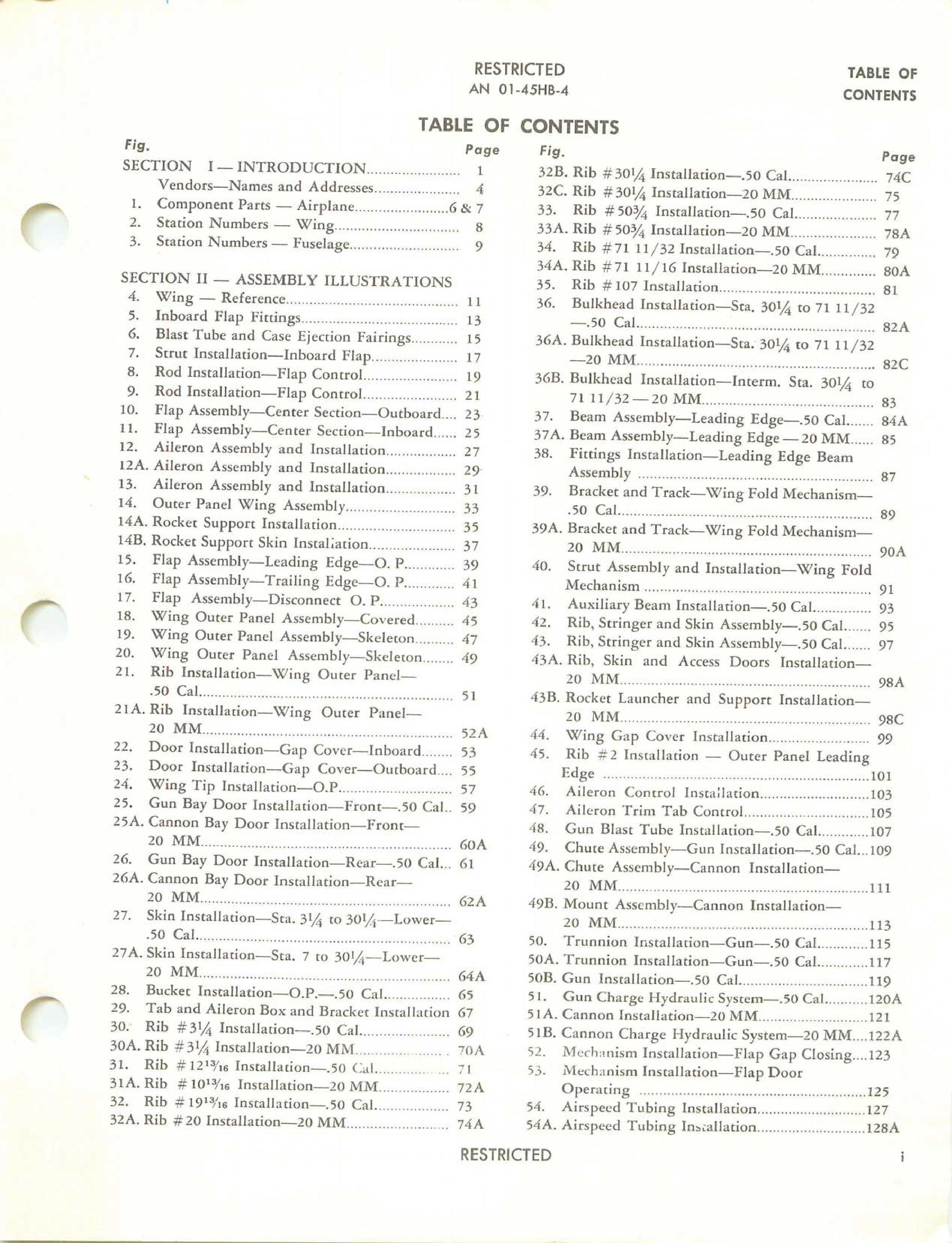 Sample page 3 from AirCorps Library document: Parts Catalog for F4U-4 and F4U-4B Airplanes