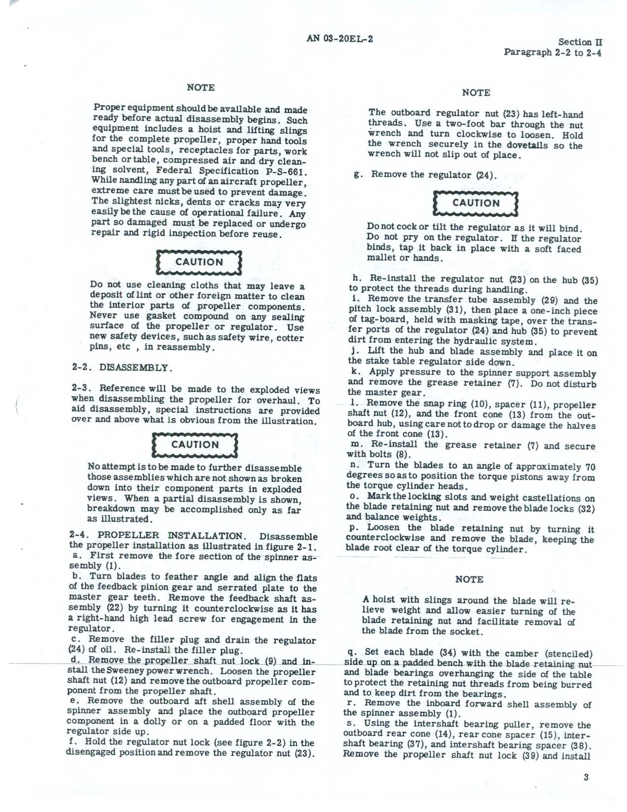 Sample page 6 from AirCorps Library document: Propeller Handbook Overhaul Instructions 