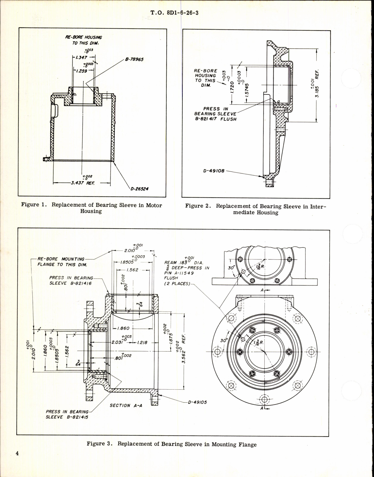 Sample page 4 from AirCorps Library document: Overhaul Instructions with Parts Breakdown for Retracting Motor Part No 1227-1-B
