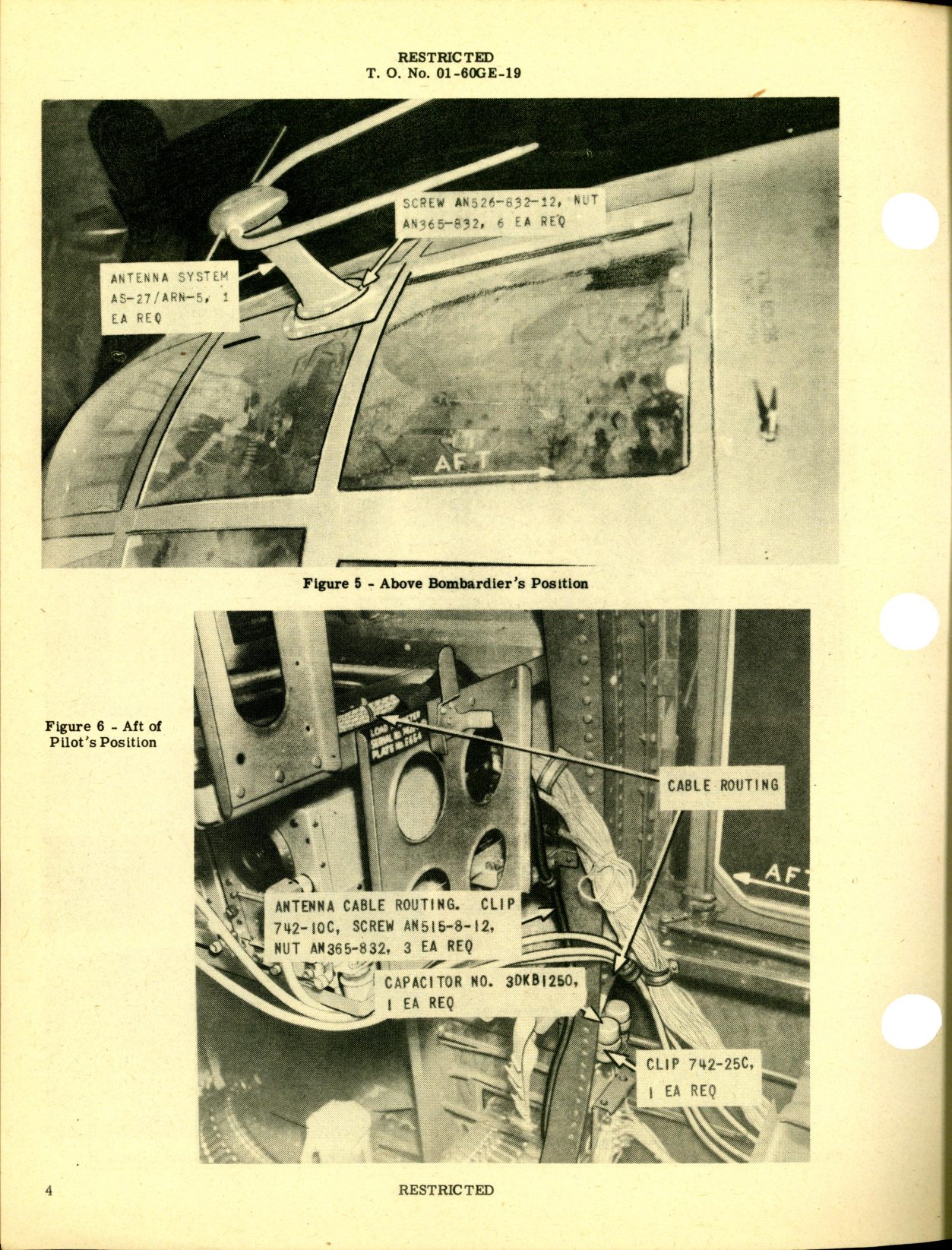 Sample page 4 from AirCorps Library document: Installation of Radio Receiving Equipment for B-25J