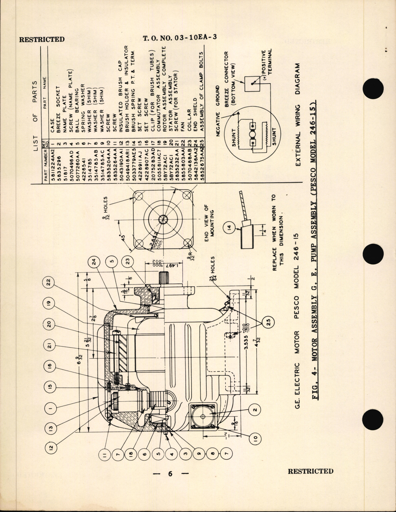 Sample page 8 from AirCorps Library document: Handbook of Instructions with Assembly Parts List for Electric Motor Driven Fuel Pump