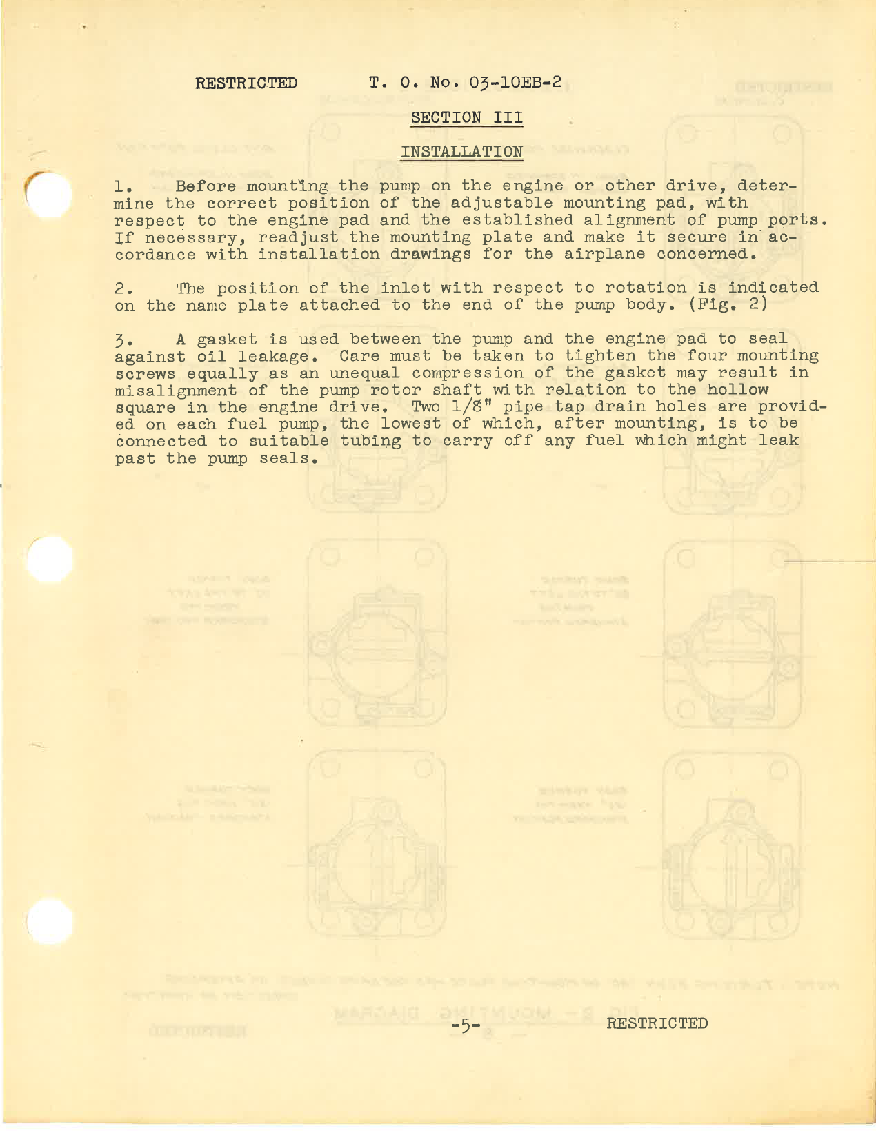 Sample page 7 from AirCorps Library document: Handbook of Instructions for Engine Driven Fuel Pumps Type F-4A