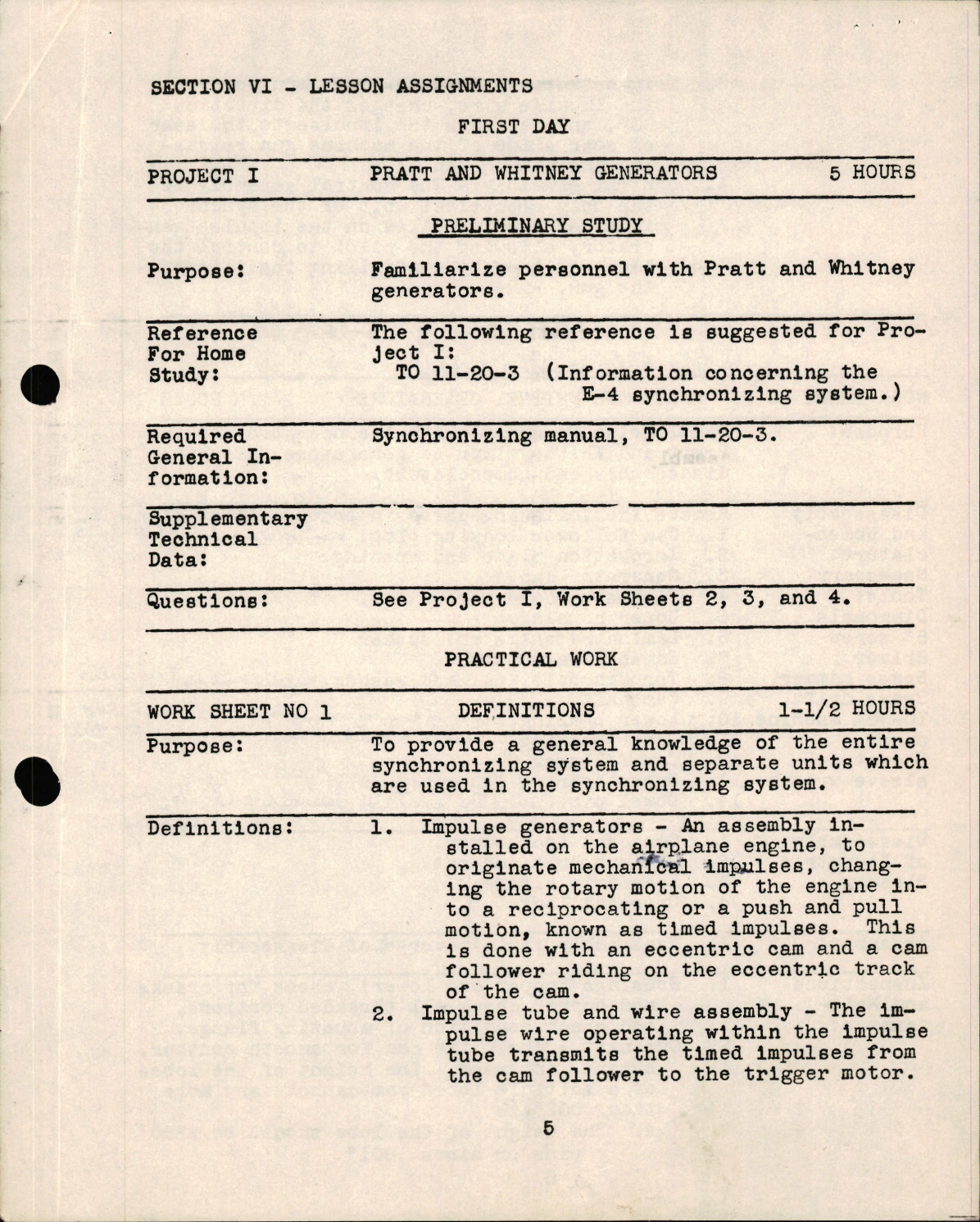 Sample page 5 from AirCorps Library document: Airplane Armorer - Synchronizing