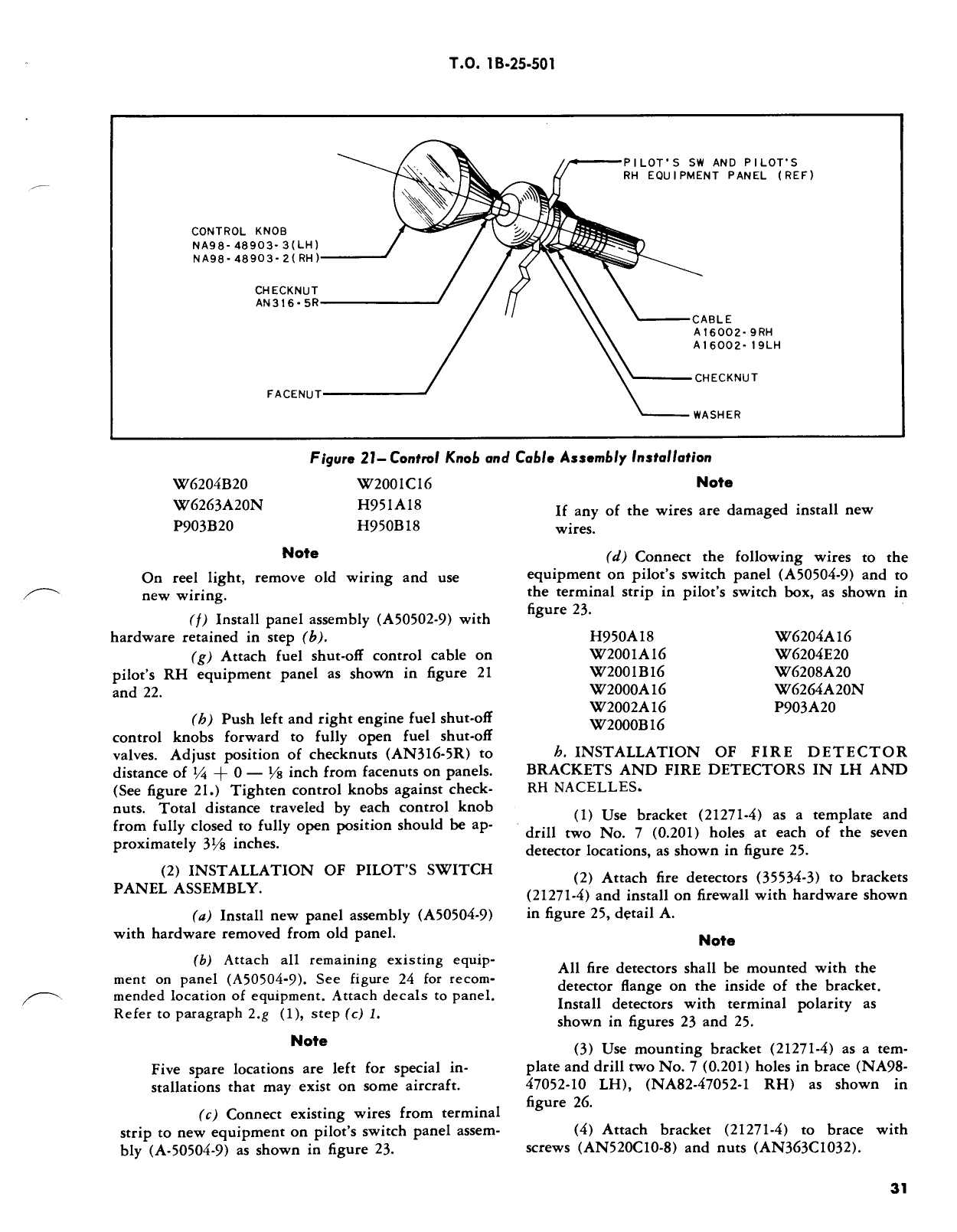 Sample page 382 from AirCorps Library document: Technical Orders - B-25 - Part 2